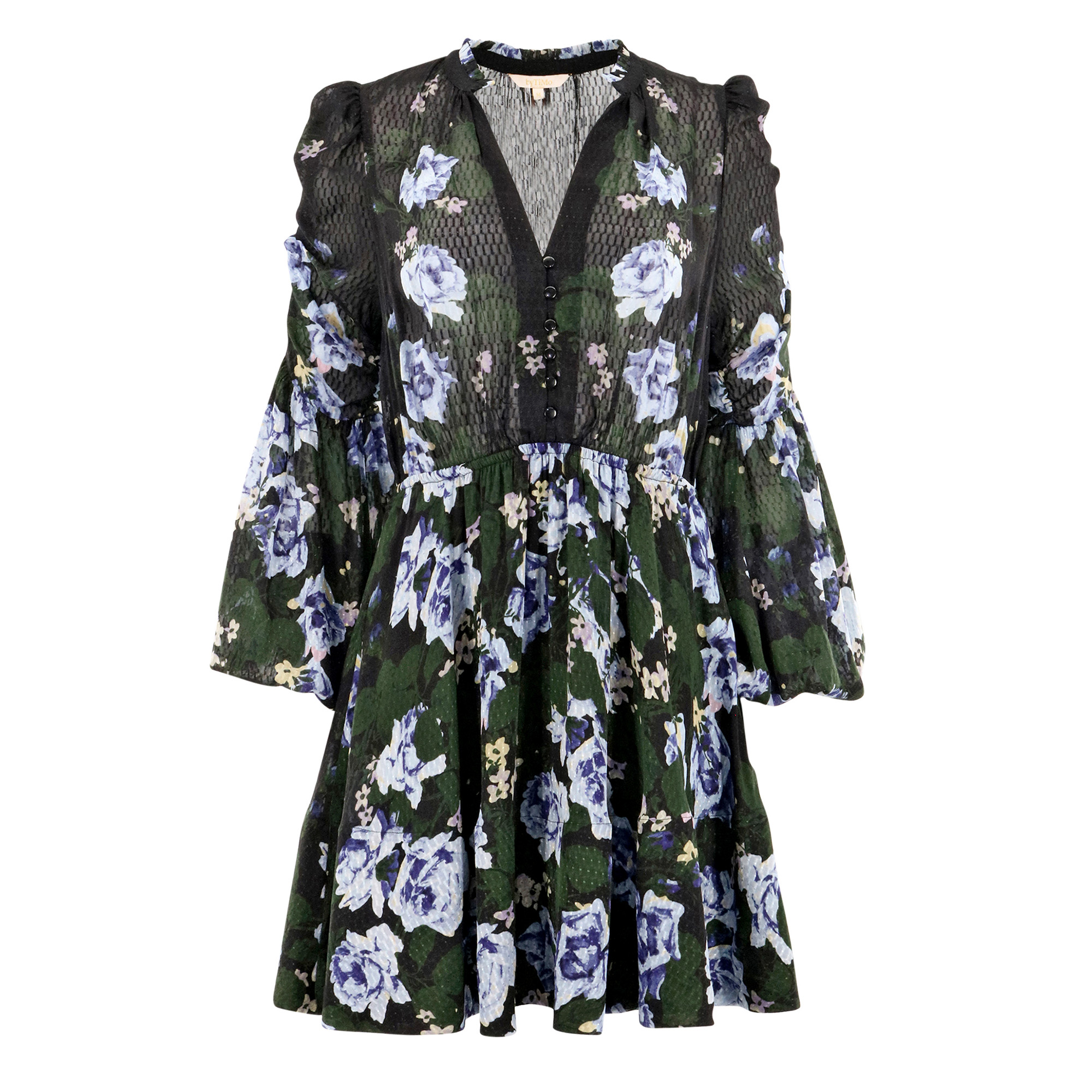 Georgette V-Neck Dress