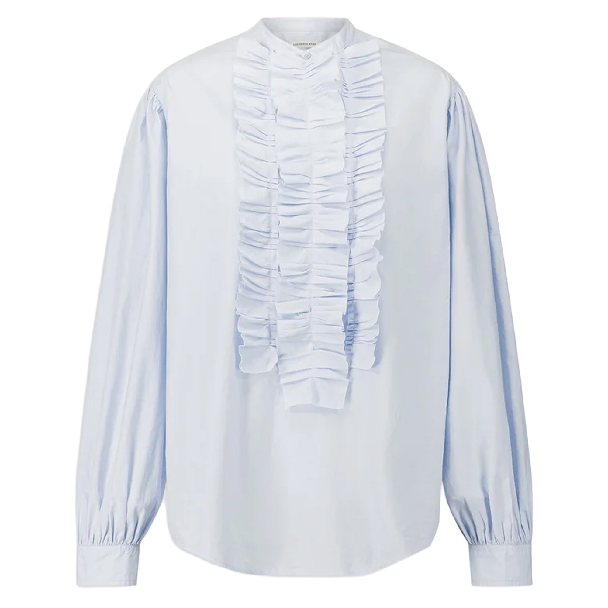 Magrita Long Sleeve Ruffle Front Blouse