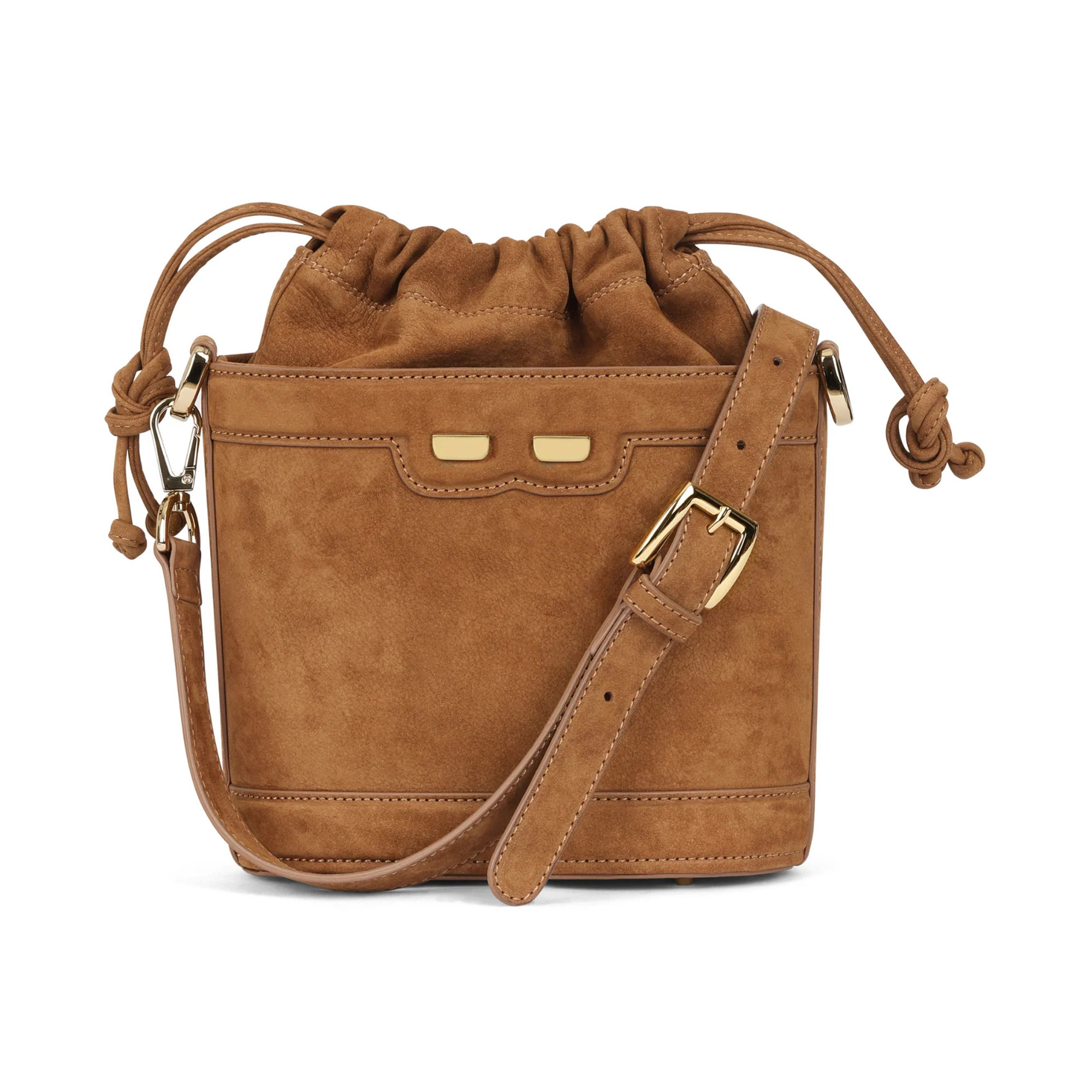 Byrd Bucket Bag In Suede