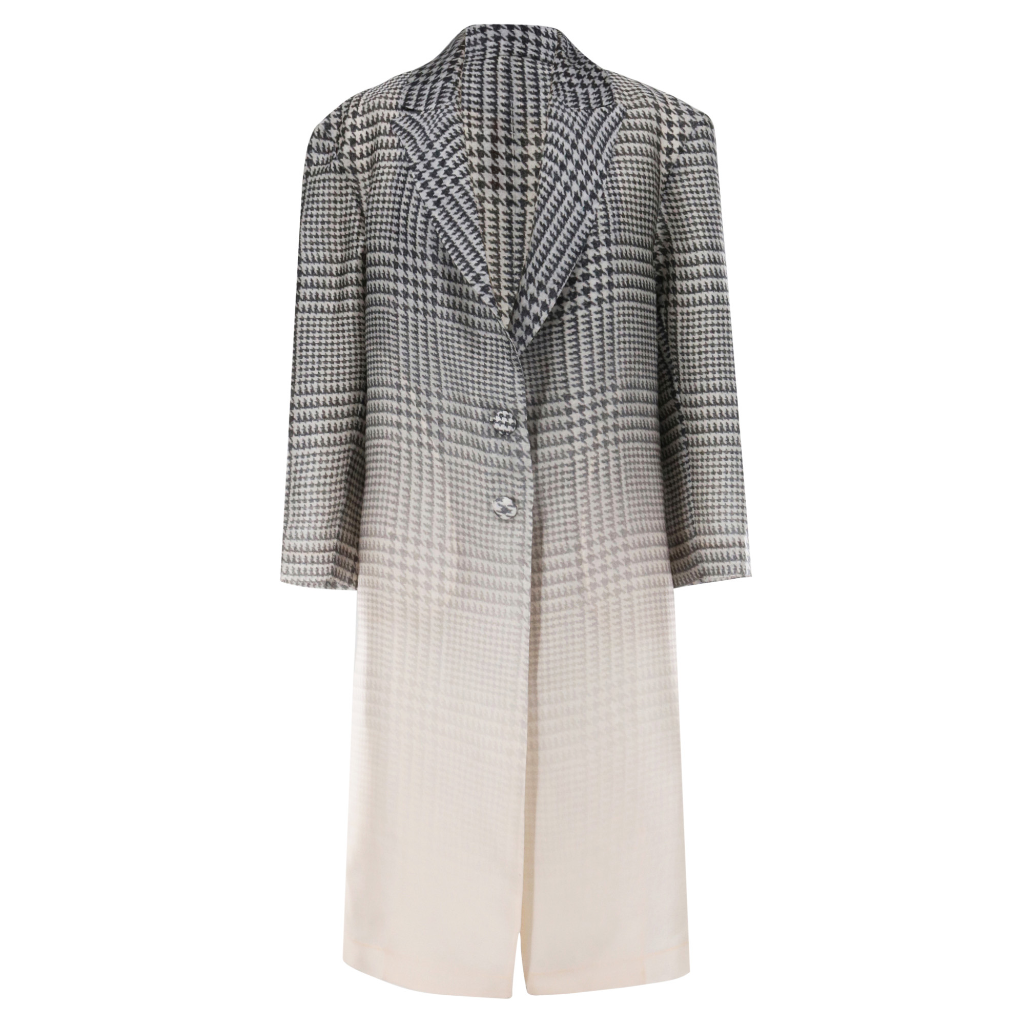 Dissolving Full Printed Organza Overcoat