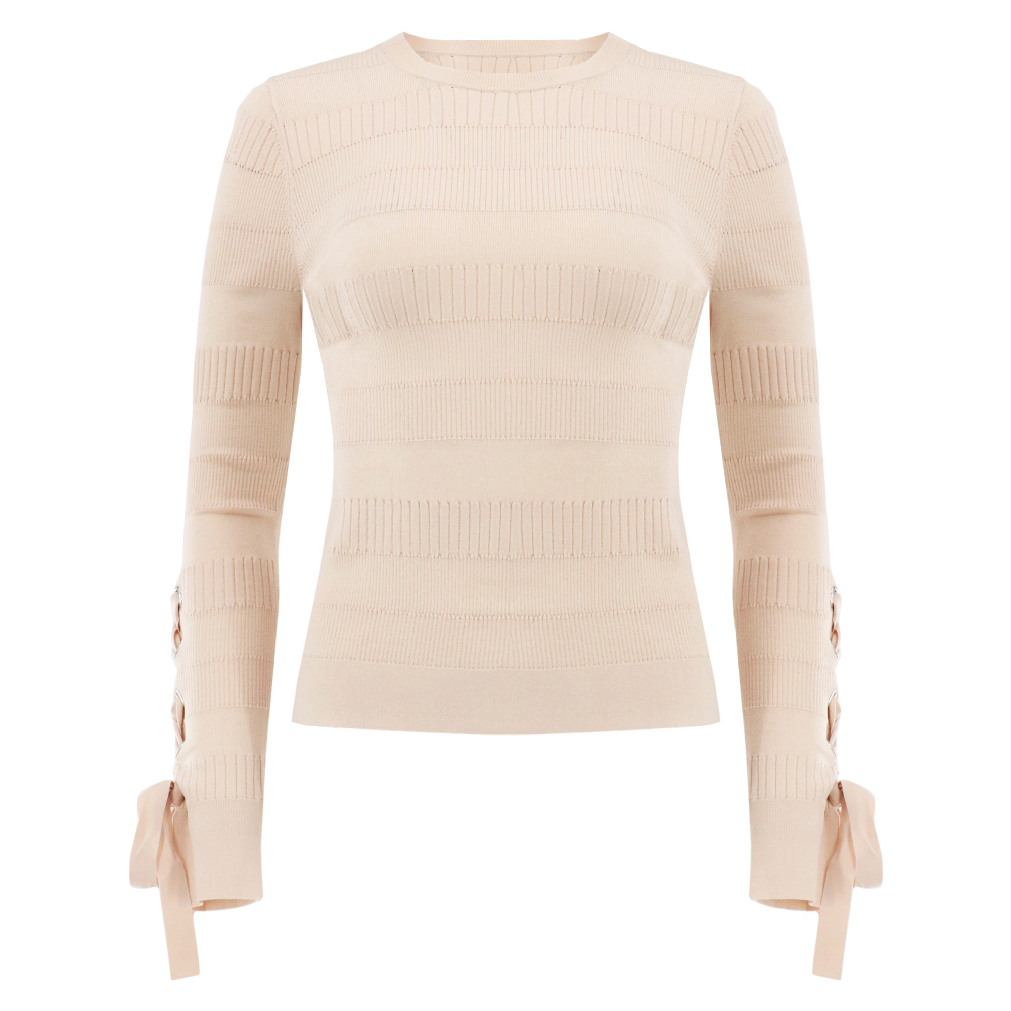 Jean Lace-Up Knit Top