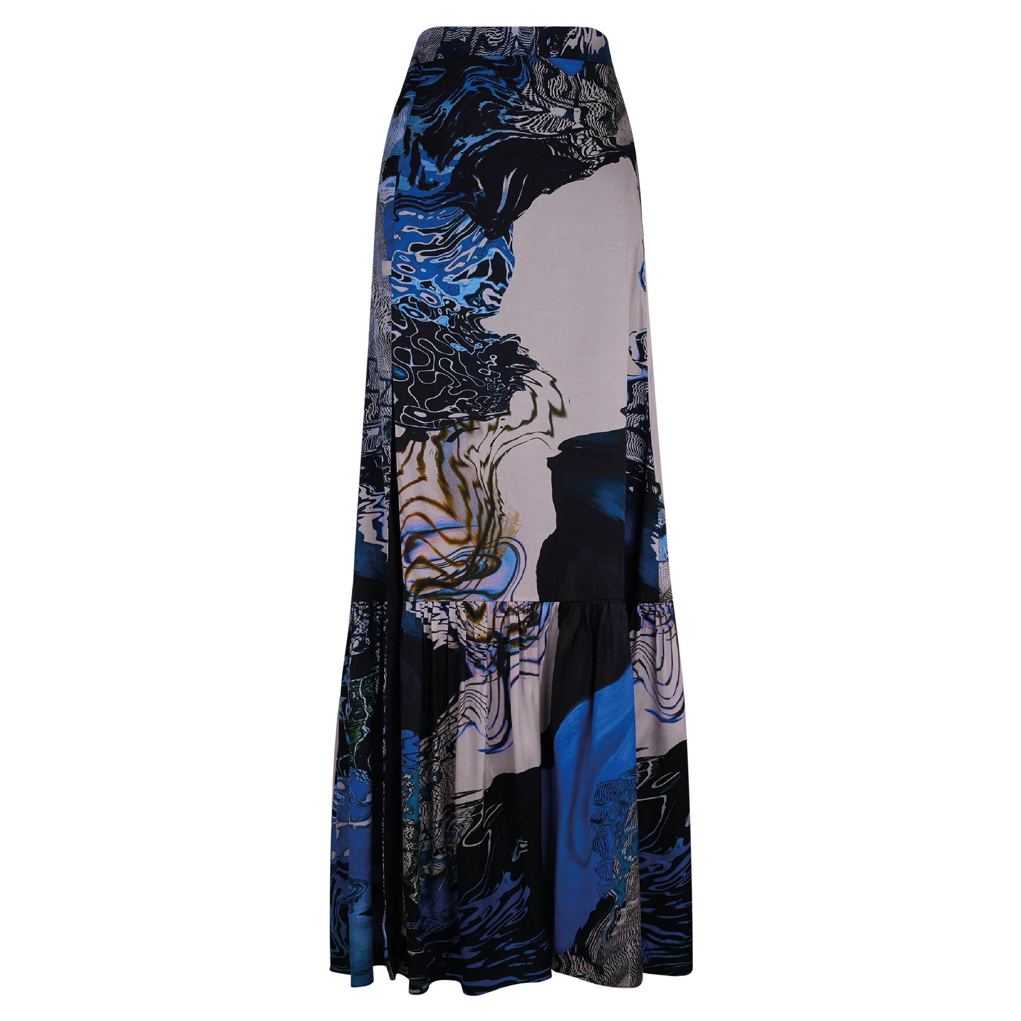 Distortion Maxi Skirt