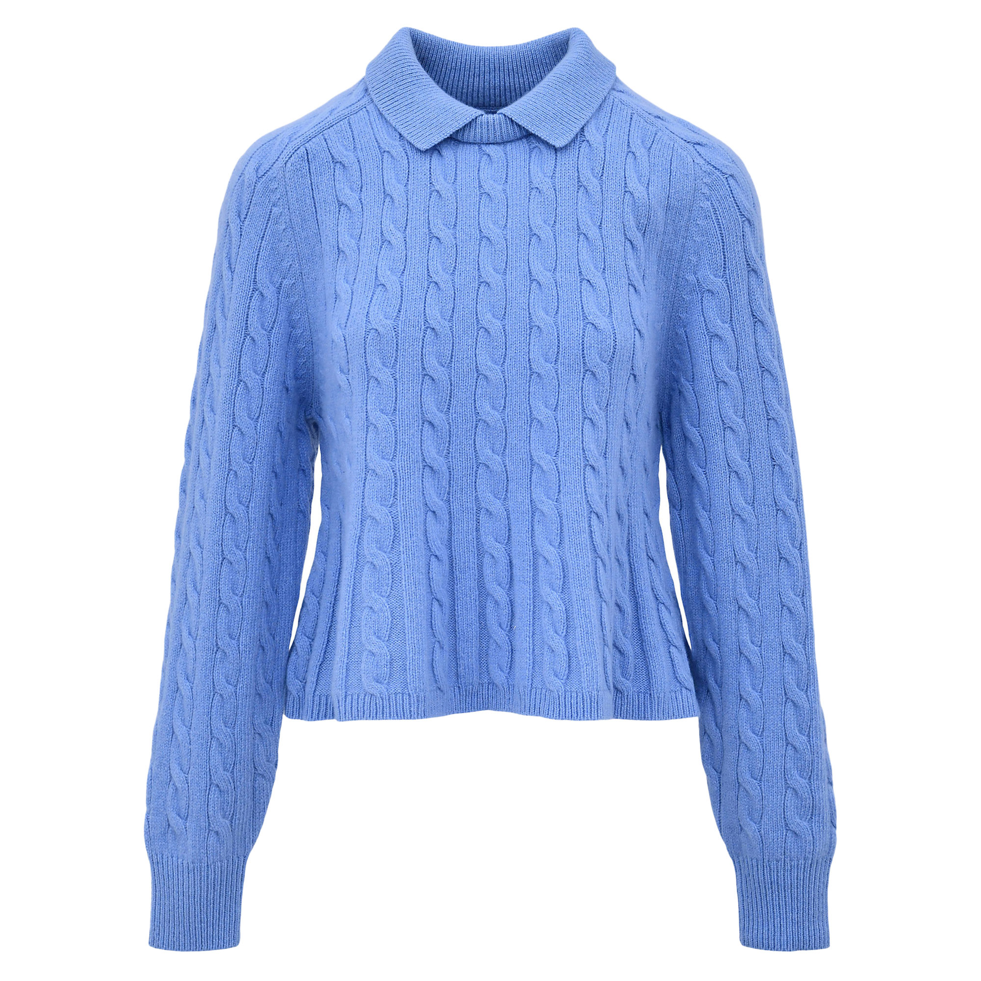 Wool Cashmere Long Sleeve Sweater