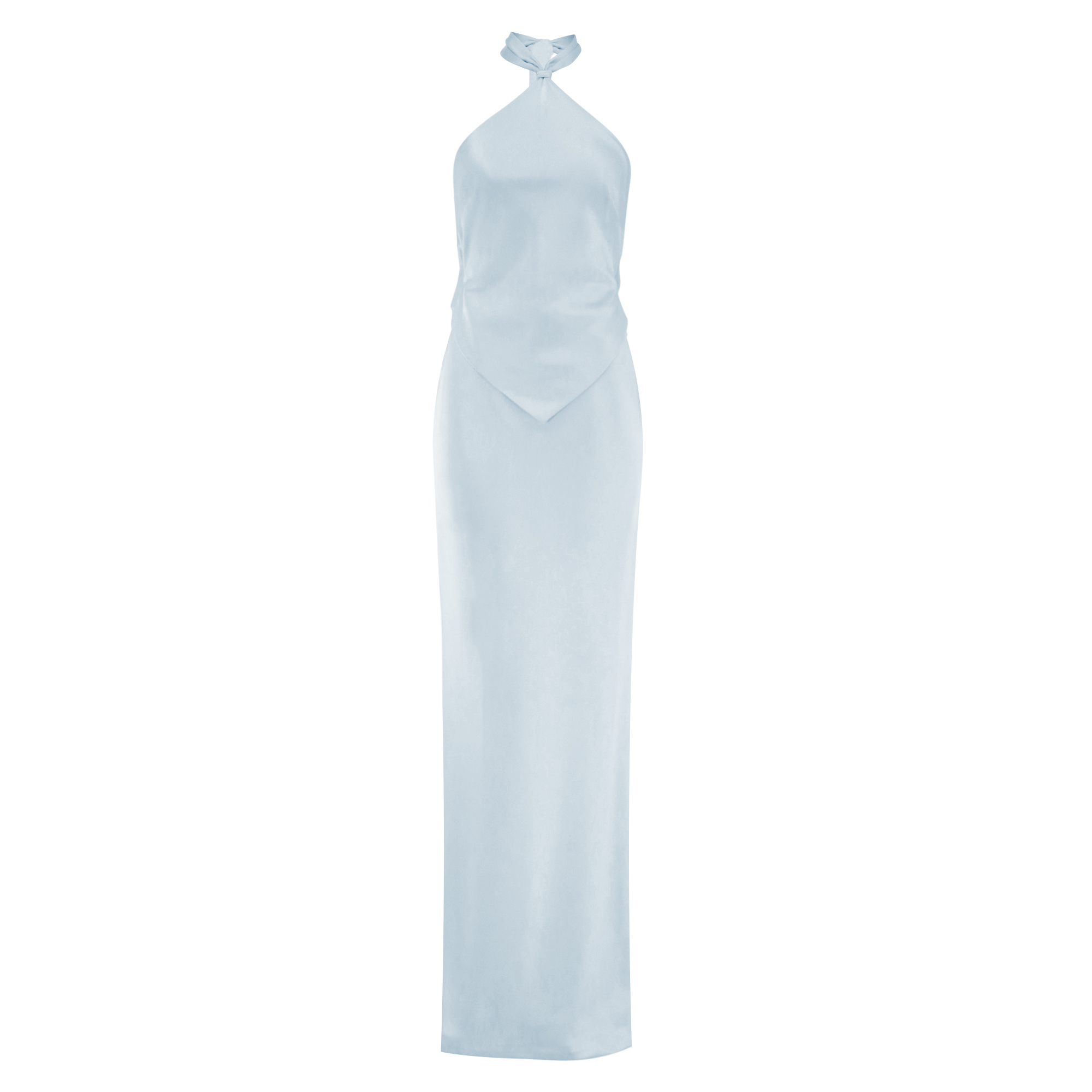 Ester Sleeveless Satin Maxi Dress
