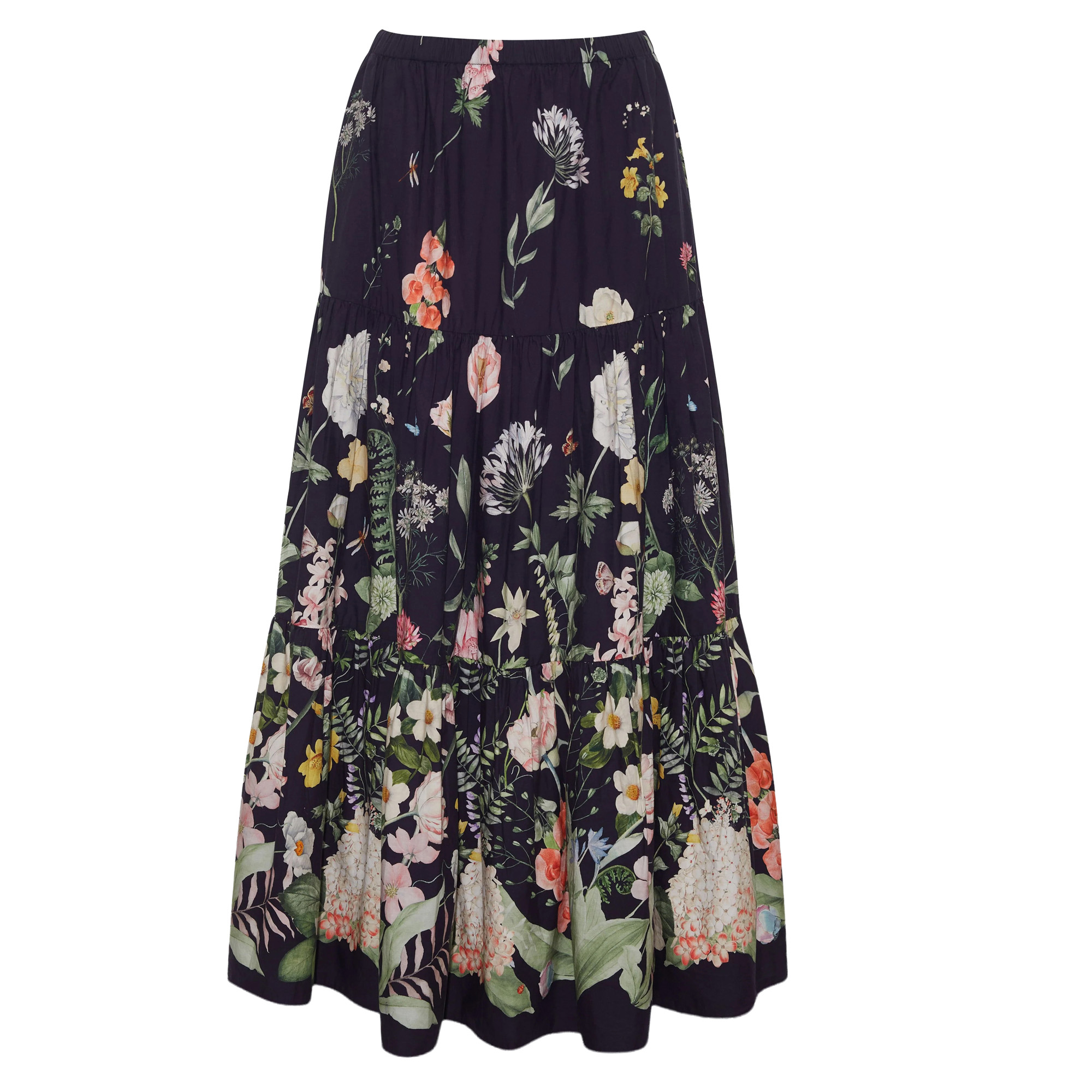 Melanie Poplin Midi Skirt