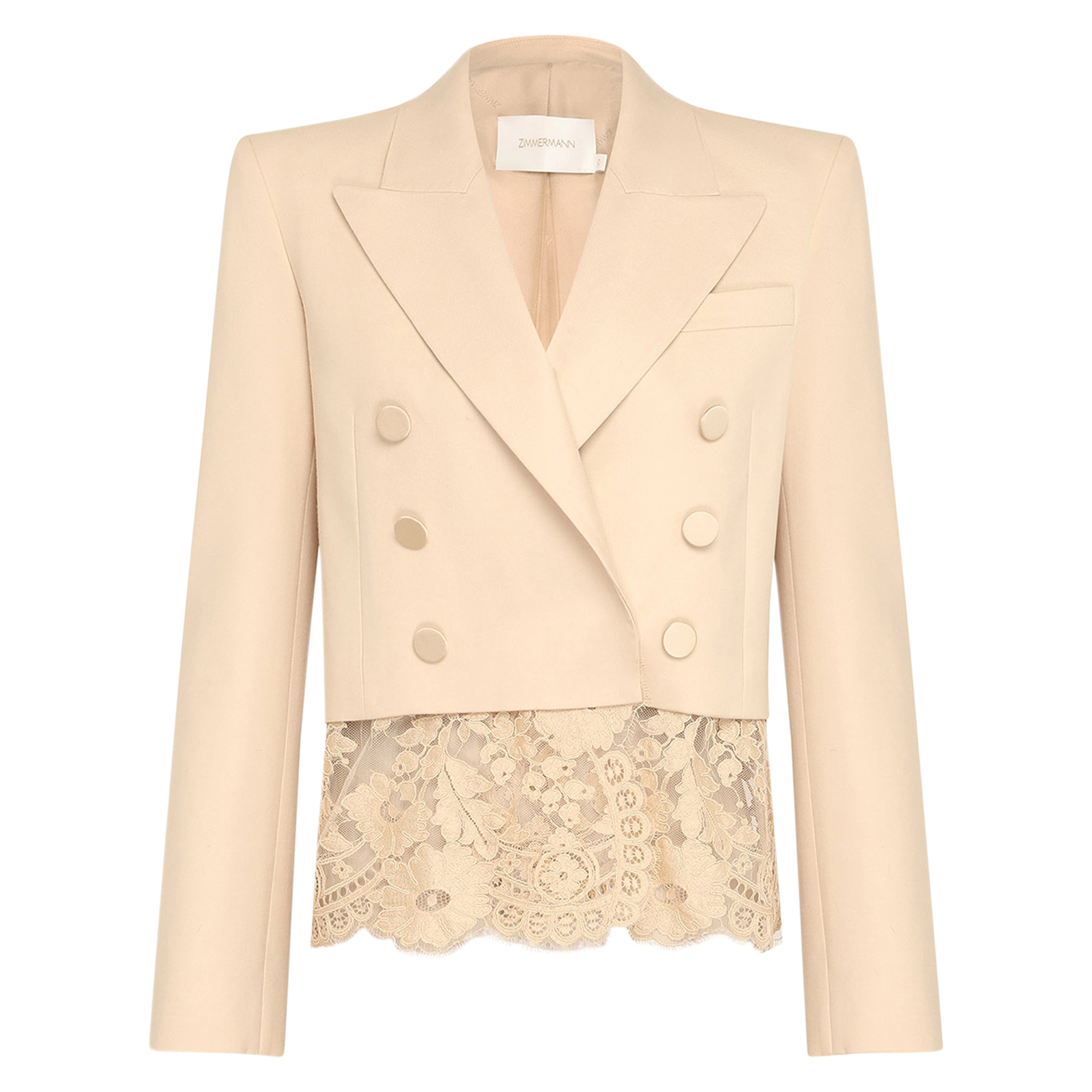 Valiant Lace Cropped Blazer
