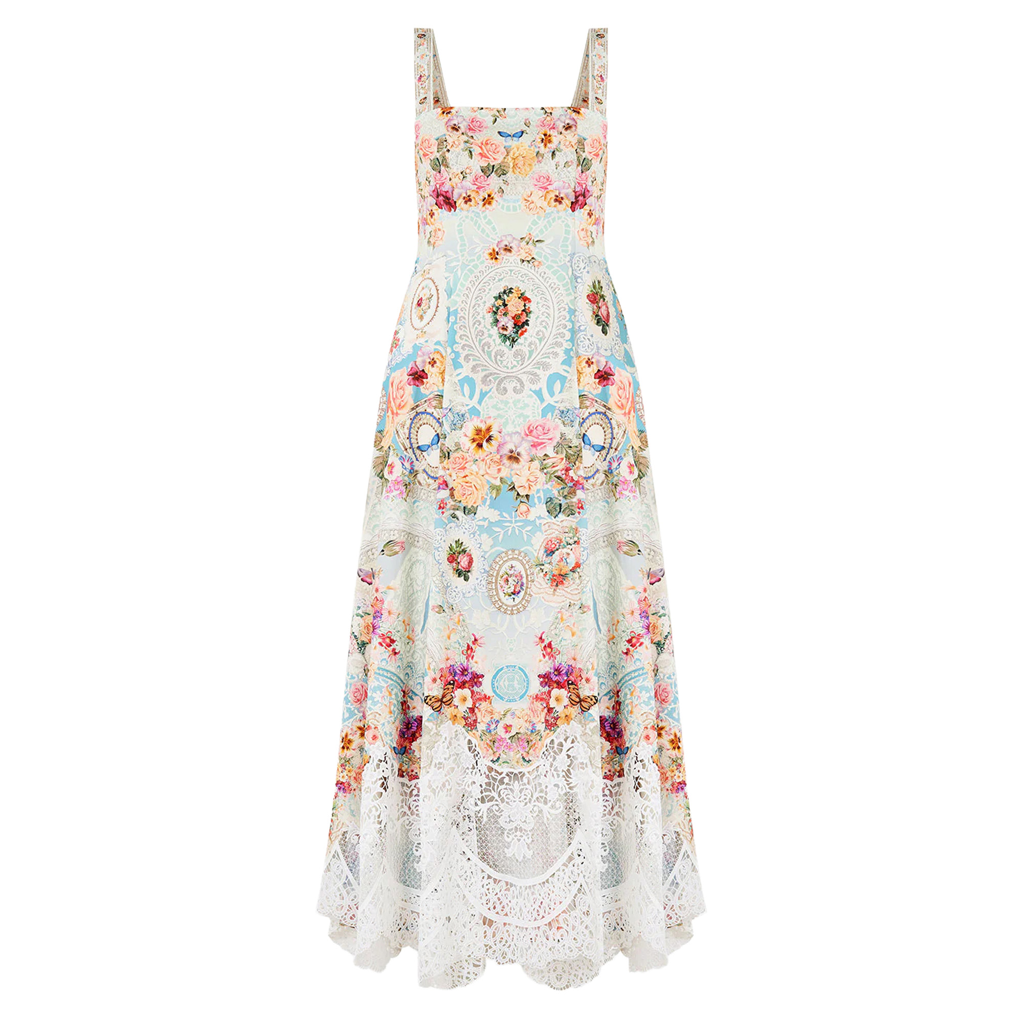 Sleeveless Fit And Flare Maxi Dress