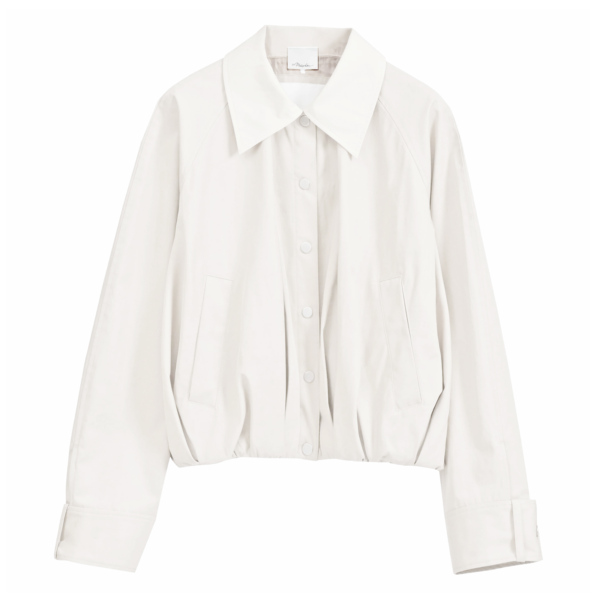 Snap Front Blouson Bomber Jacket