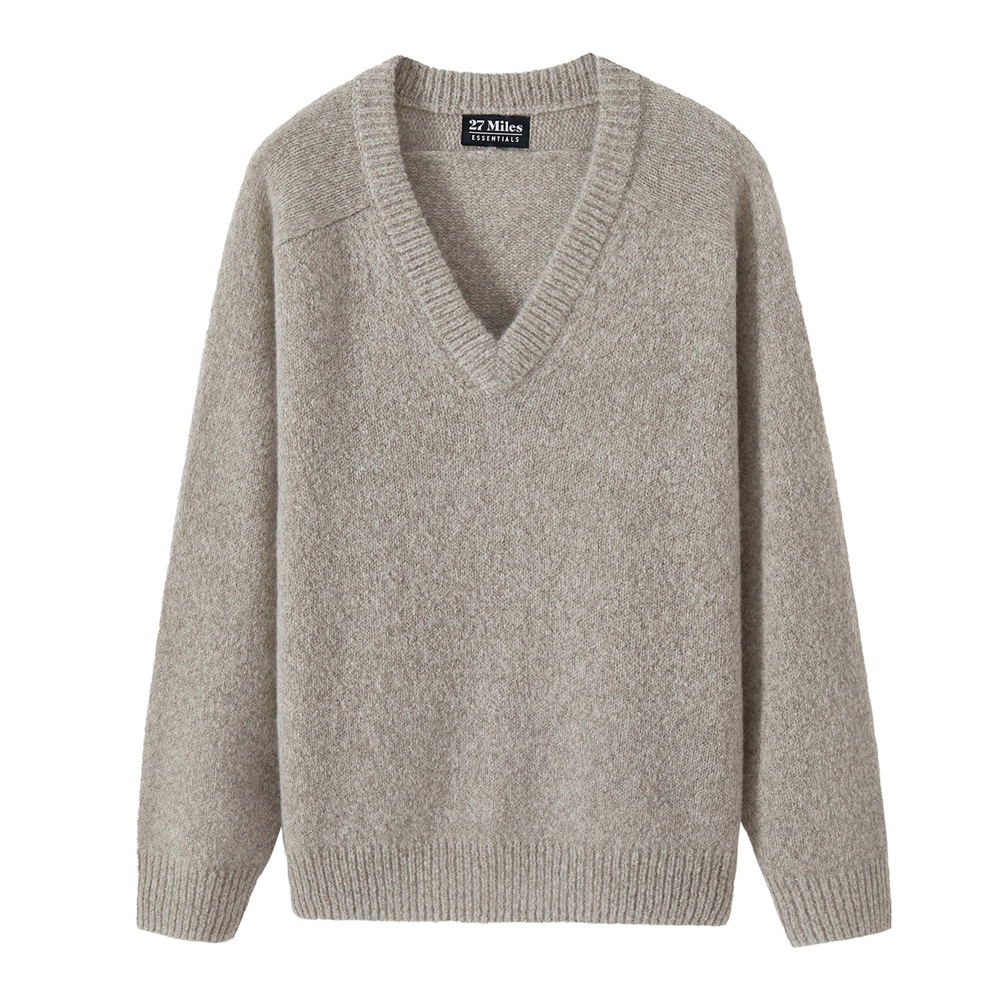 Chris Oversized Cashmere V-Neck Sweater