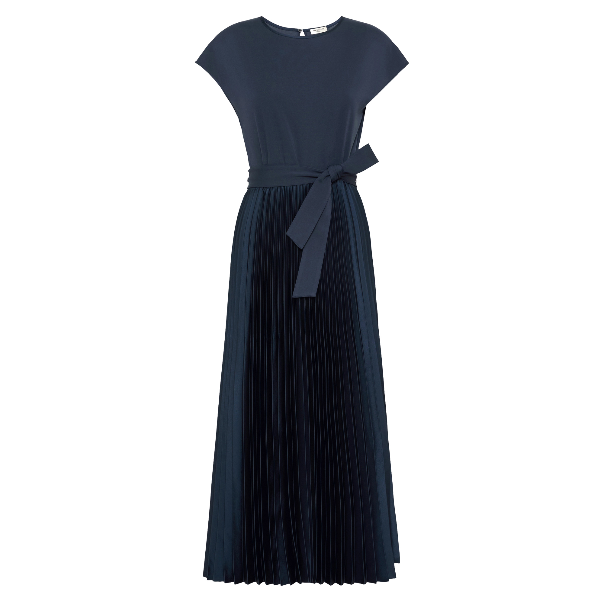 Gela Short Sleeve Pleated Midi Dress