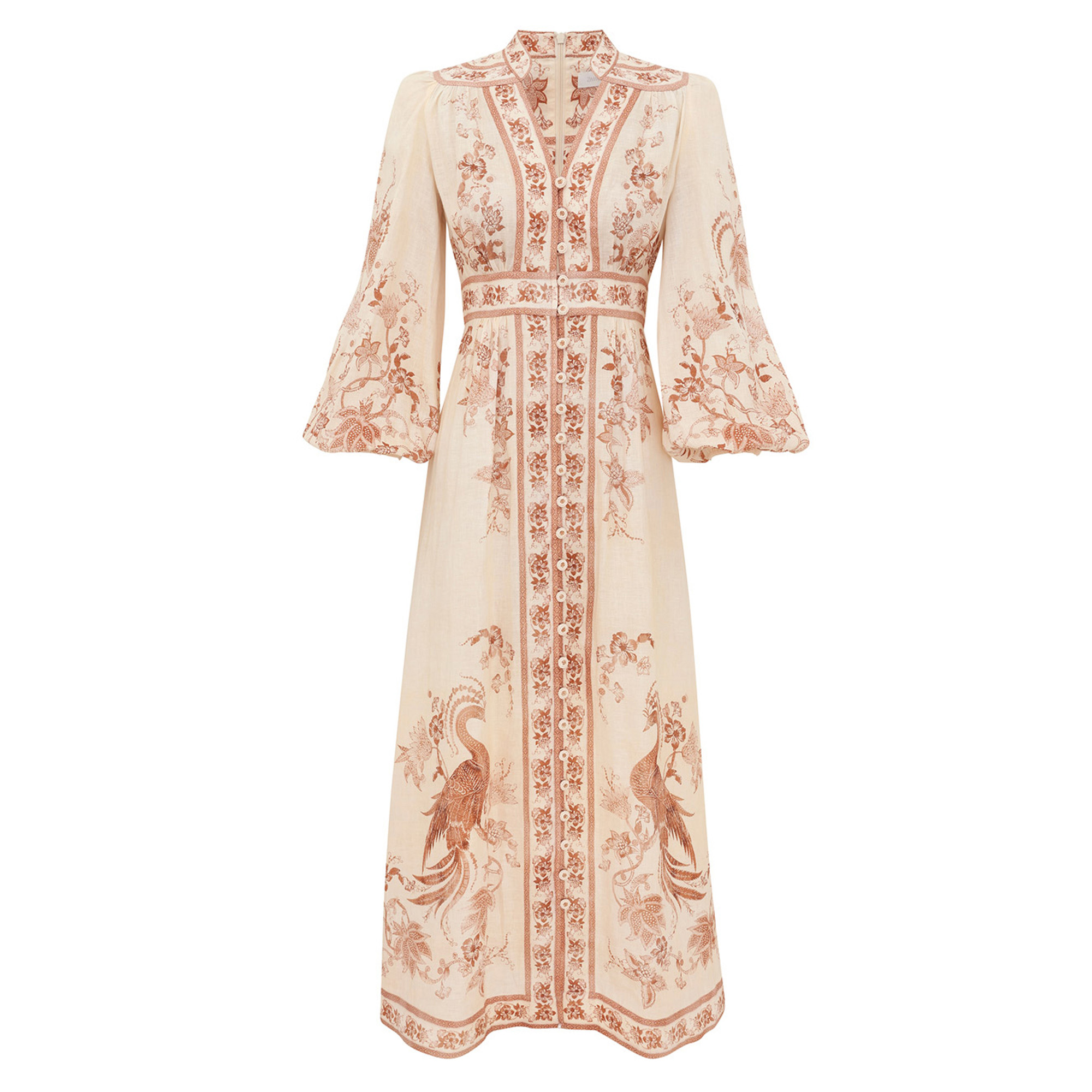 Indra Plunge Midi Dress
