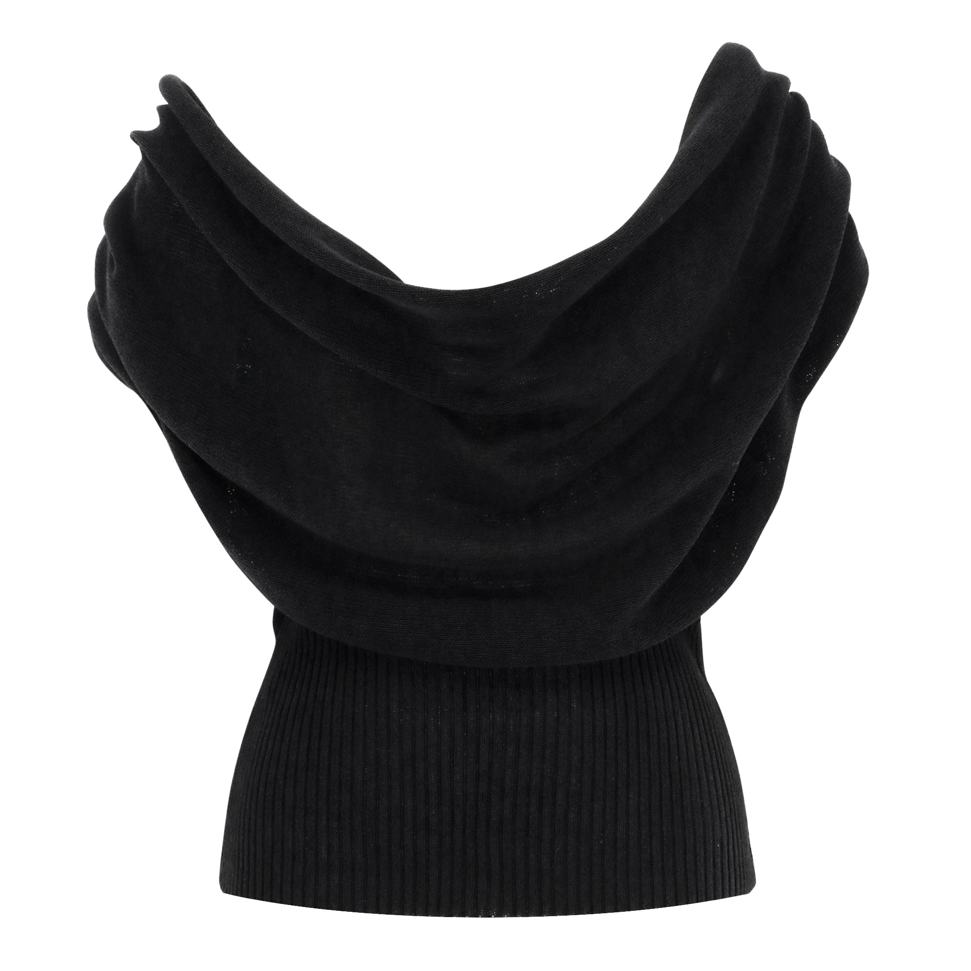 Meeka Cowl Neck Knit Tank Top