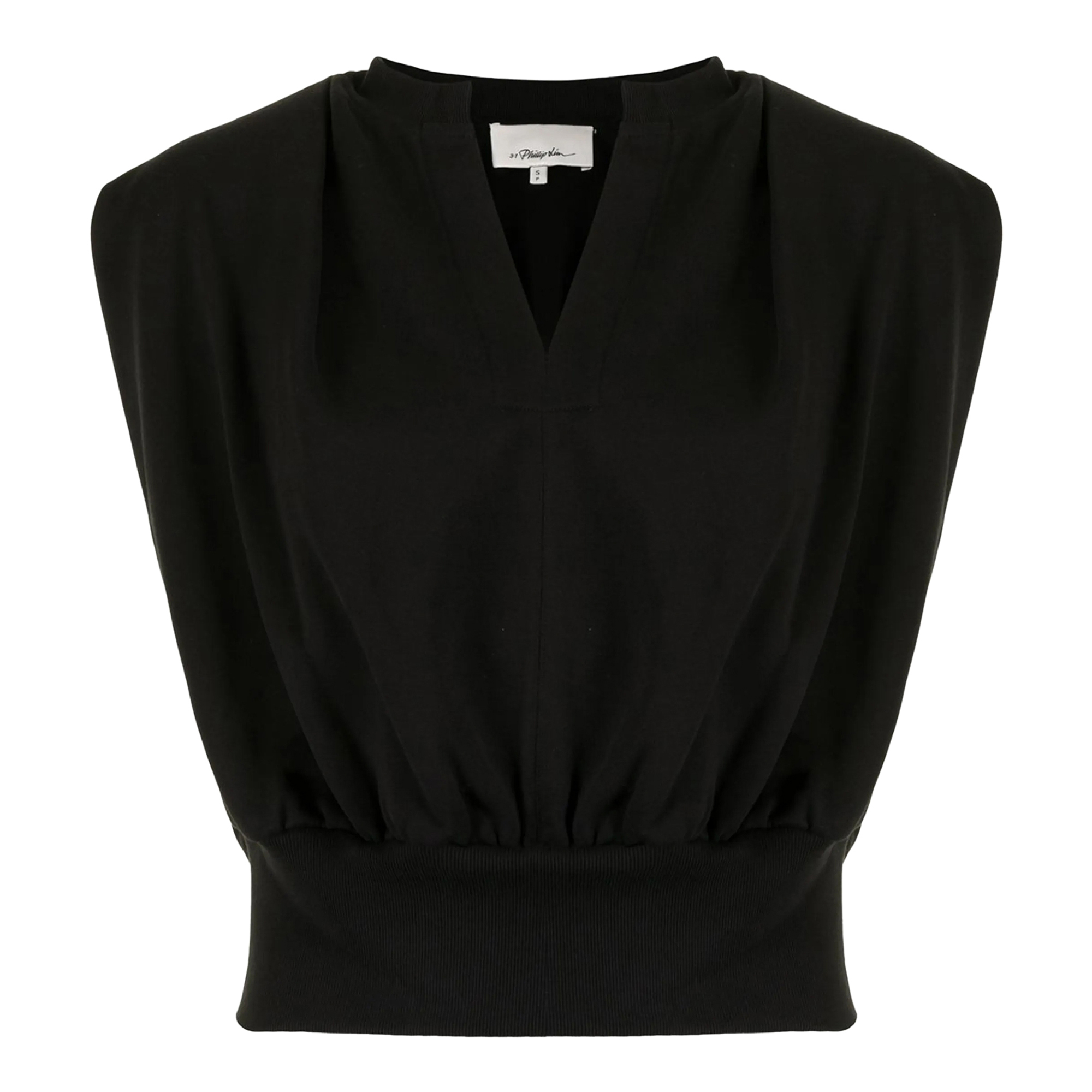 Sleeveless French Terry Top