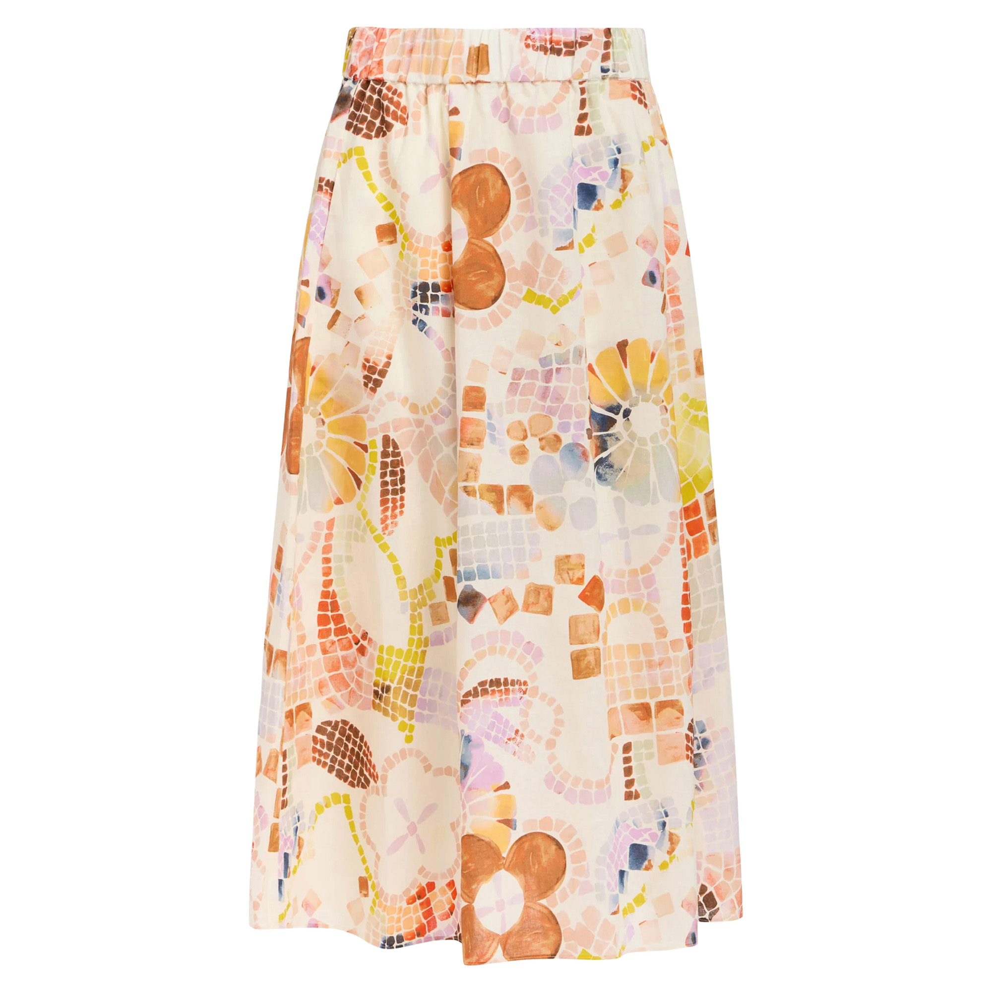 Sasha Pull-On Midi Skirt