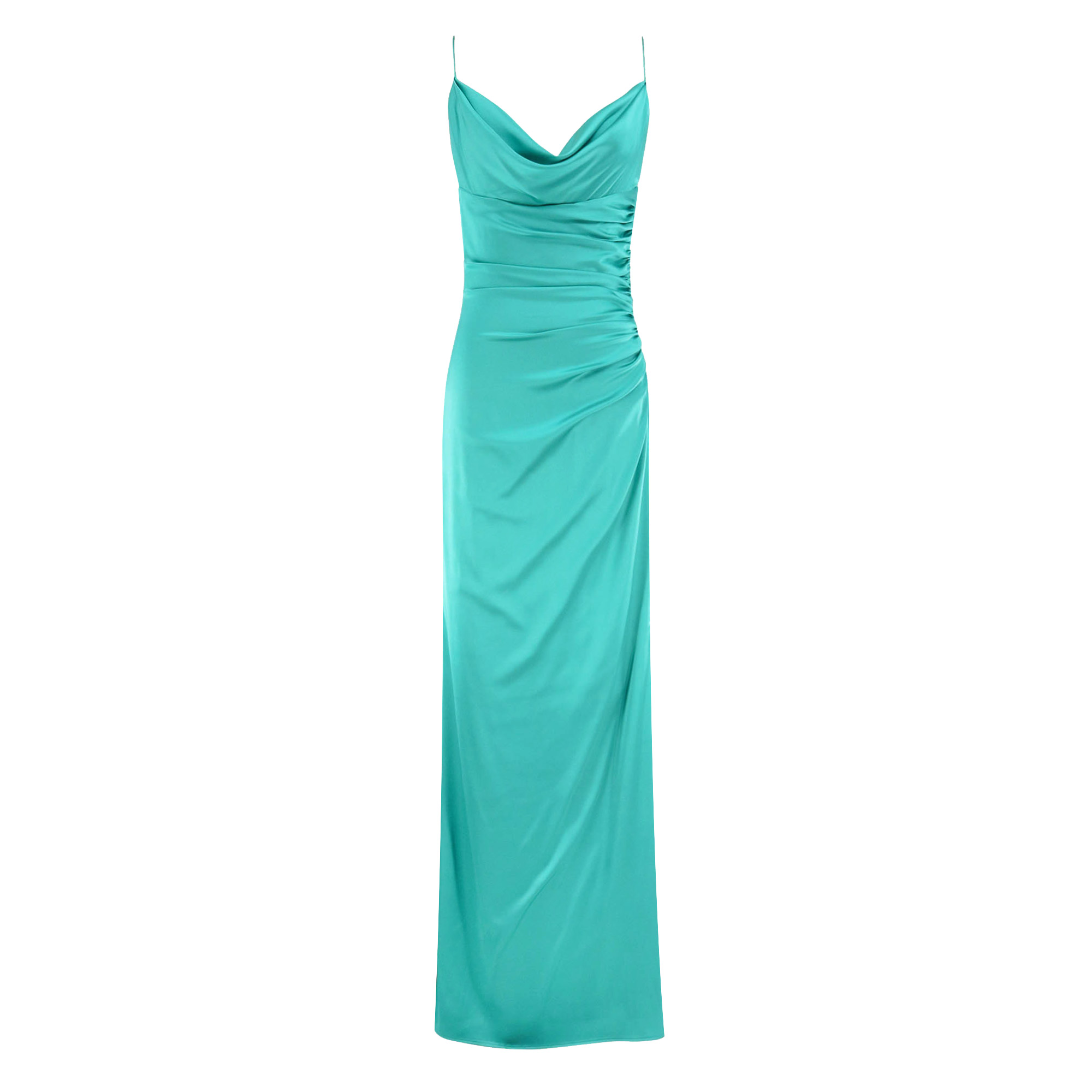 Hope Sleeveless Cowl Neck Satin Gown
