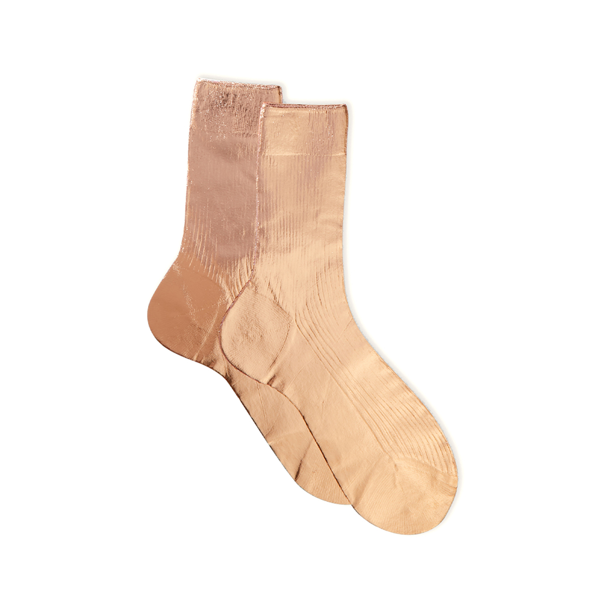 One Ribbon Laminated Socks