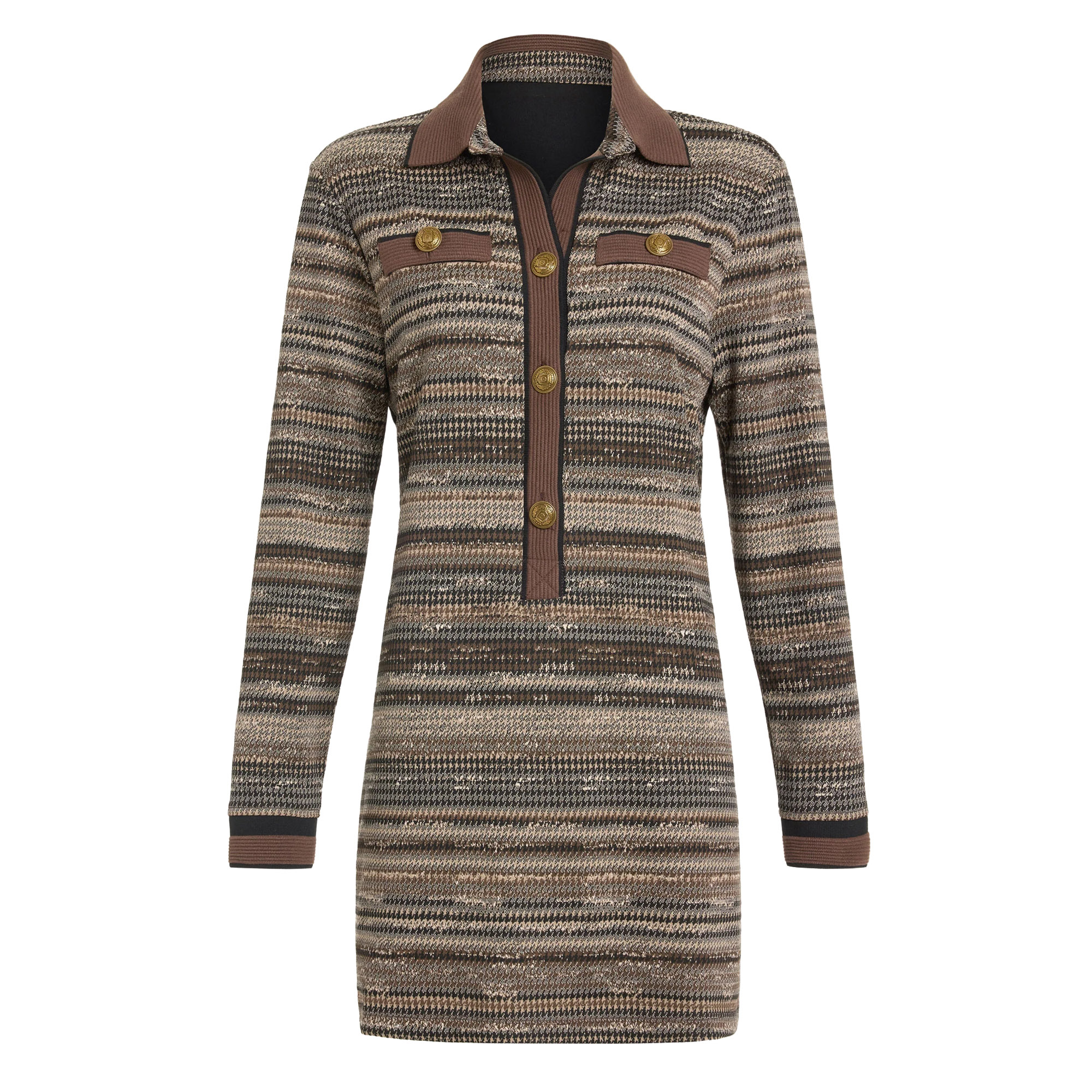 Maria Houndstooth Mini Dress
