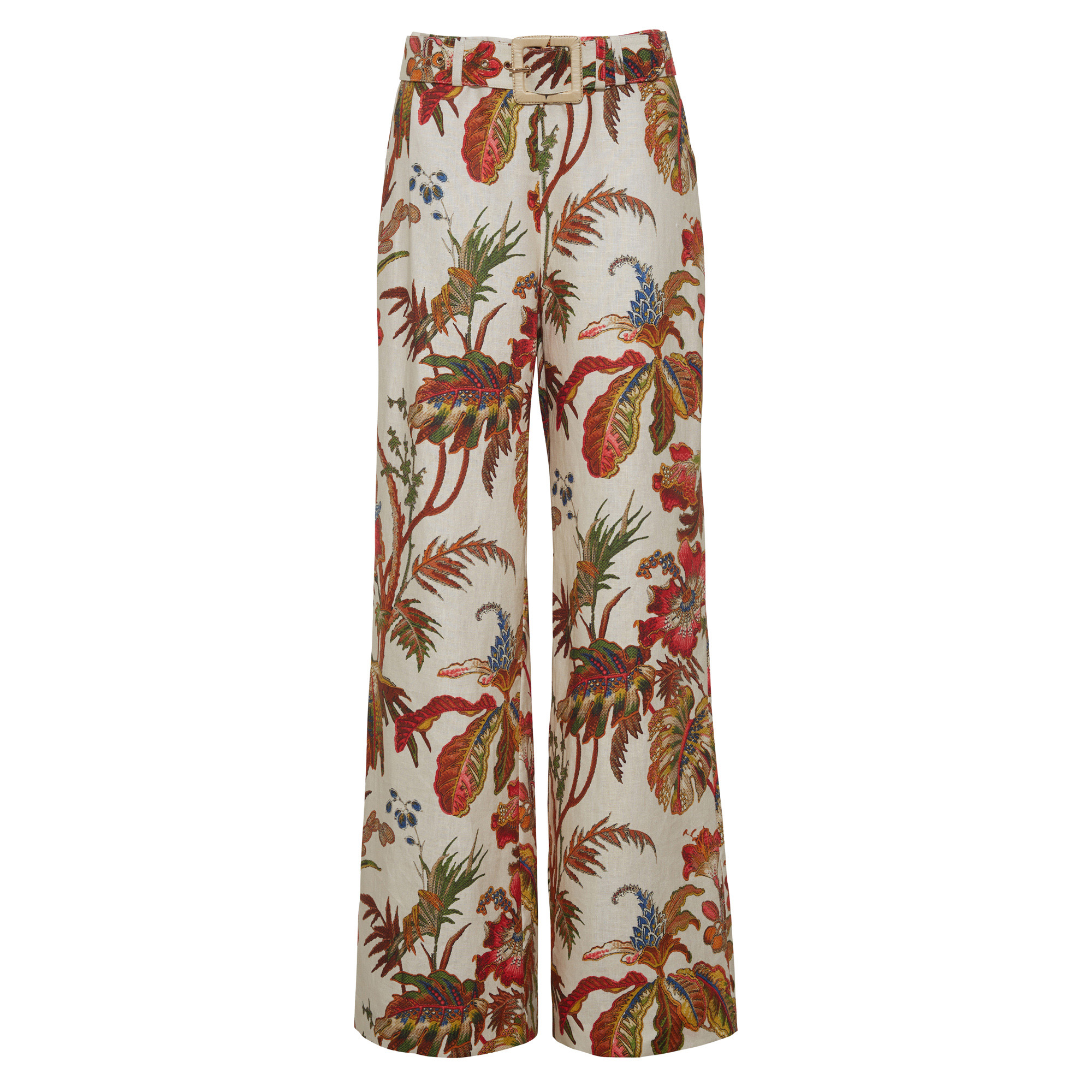 Mayflower Belted Wide-Leg Pants