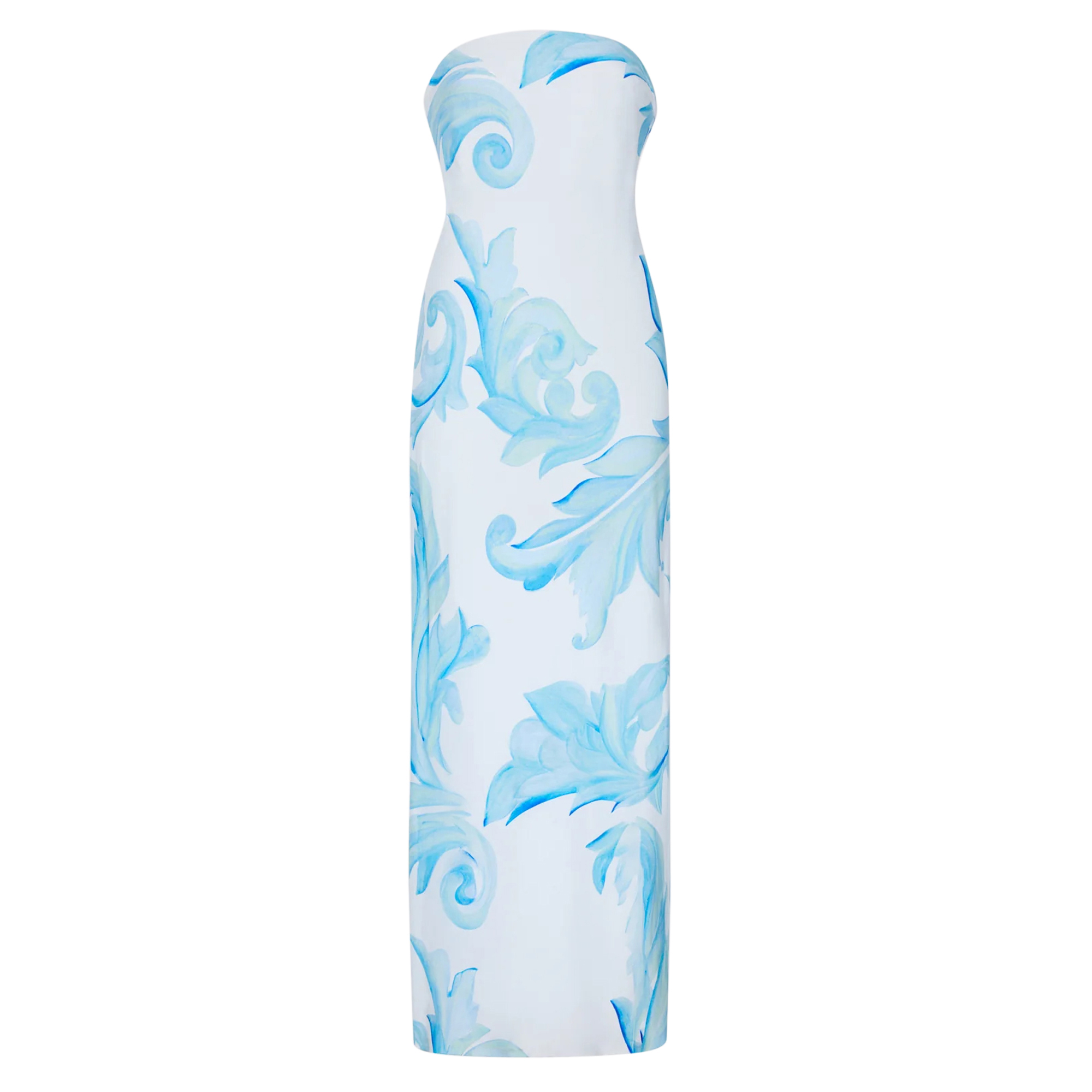Vera Satin Floral Maxi Dress