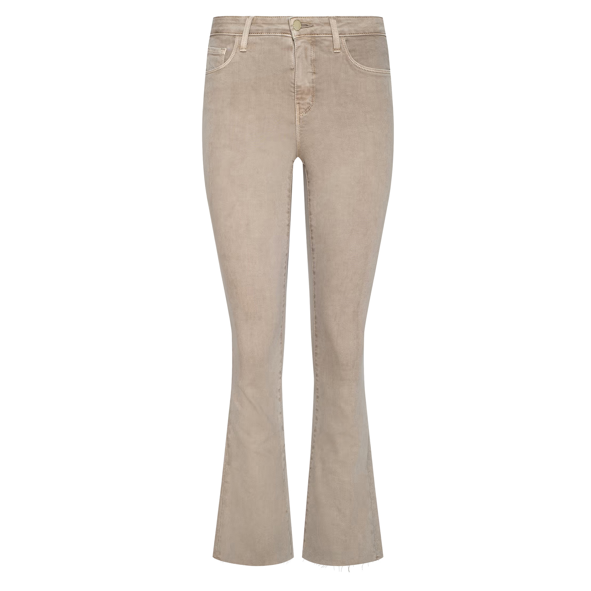 Kendra High Rise Crop Flare Jean