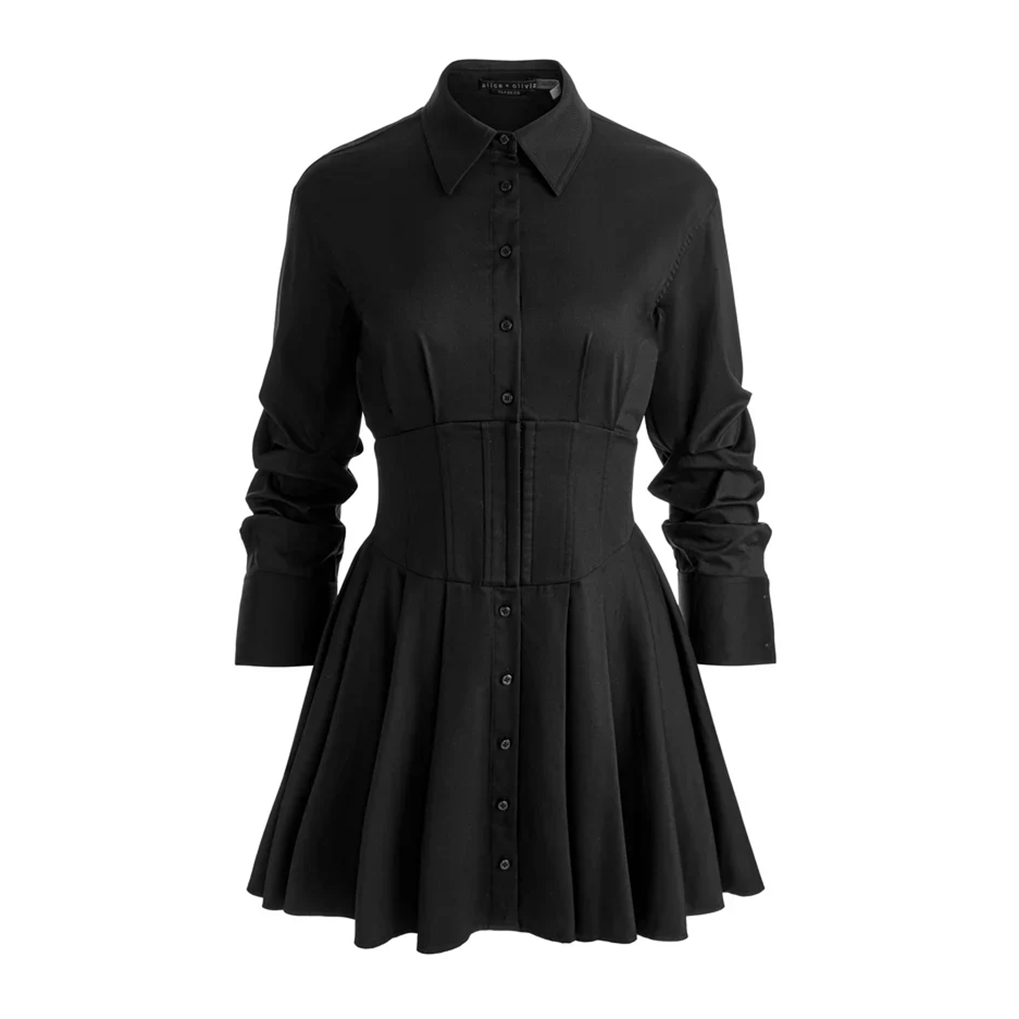 Edie Corset Button Down Mini Dress