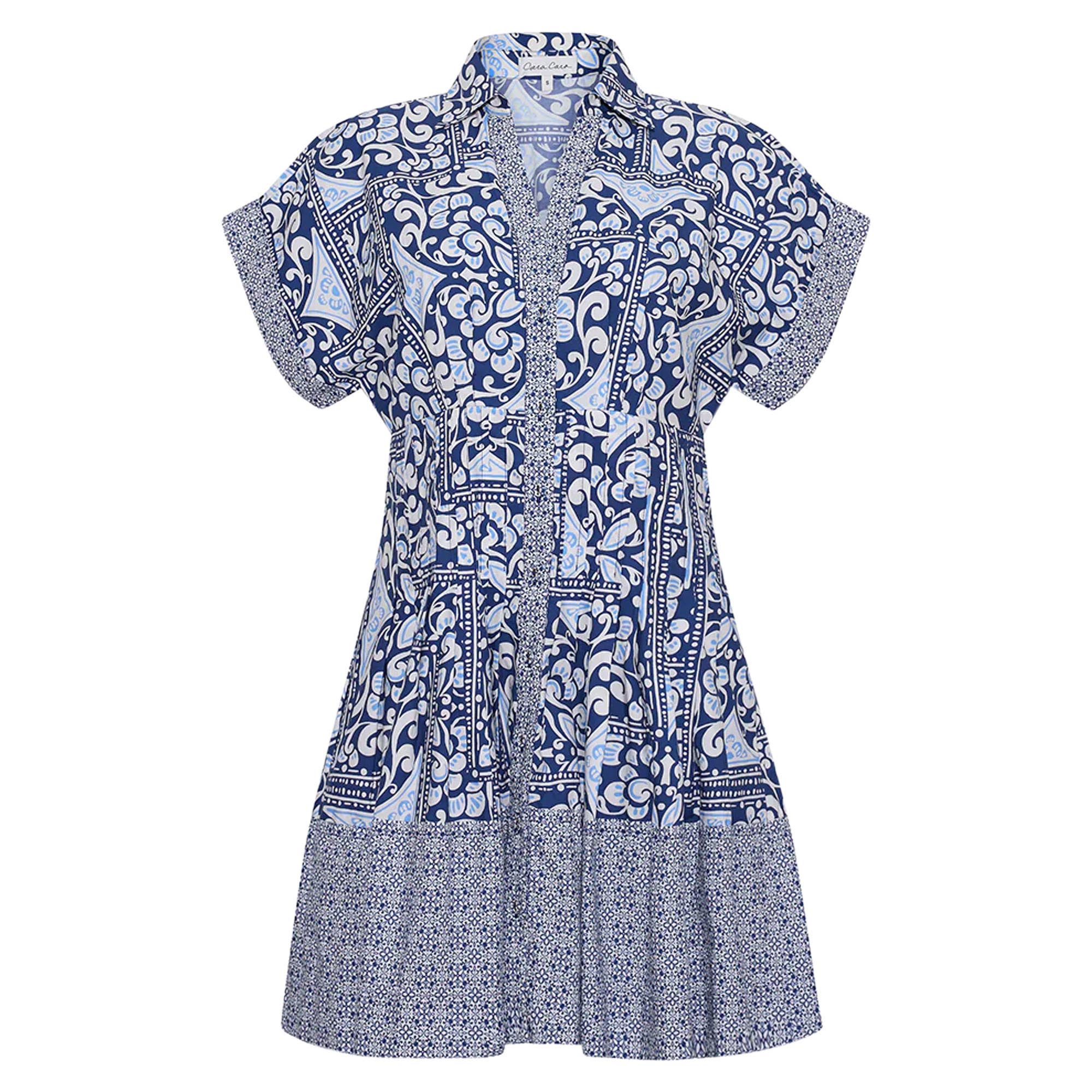Nash Short Sleeve Mini Shirt Dress