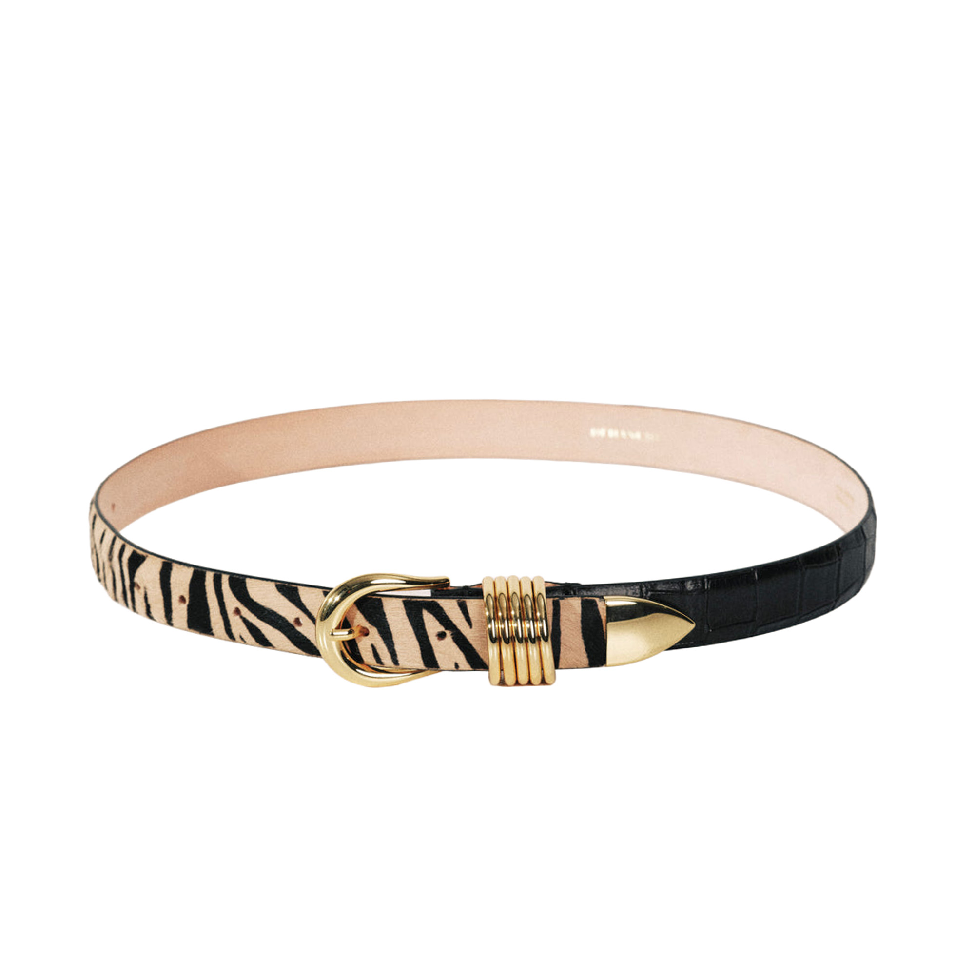 Hollyhock Two-Tone Exotic Belt