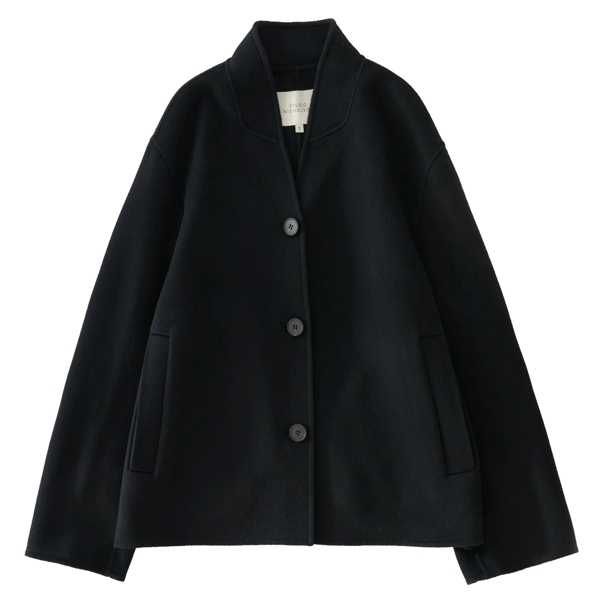 Stand Collar Double Faced Jacket