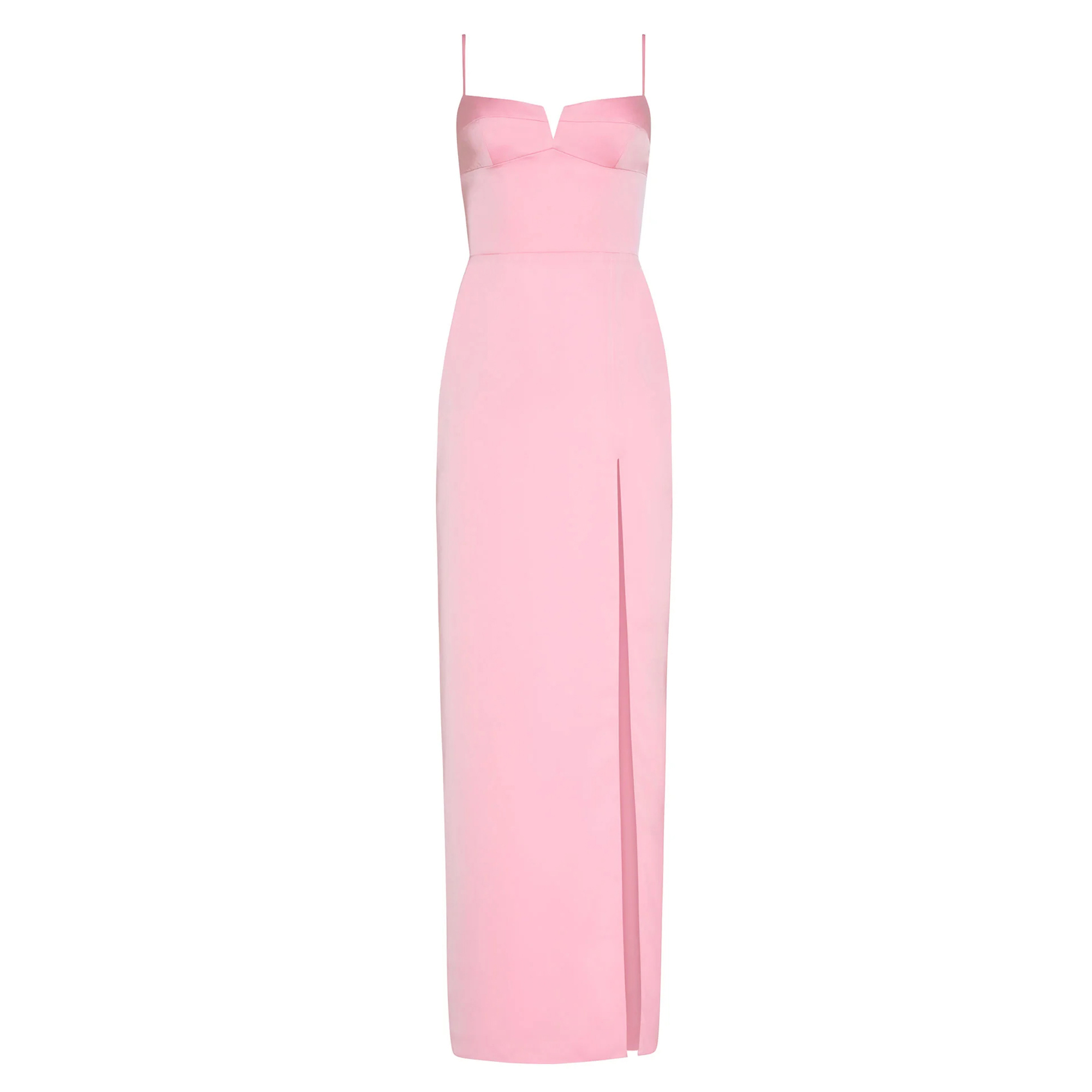 Lyra Sleeveless Satin Maxi Dress