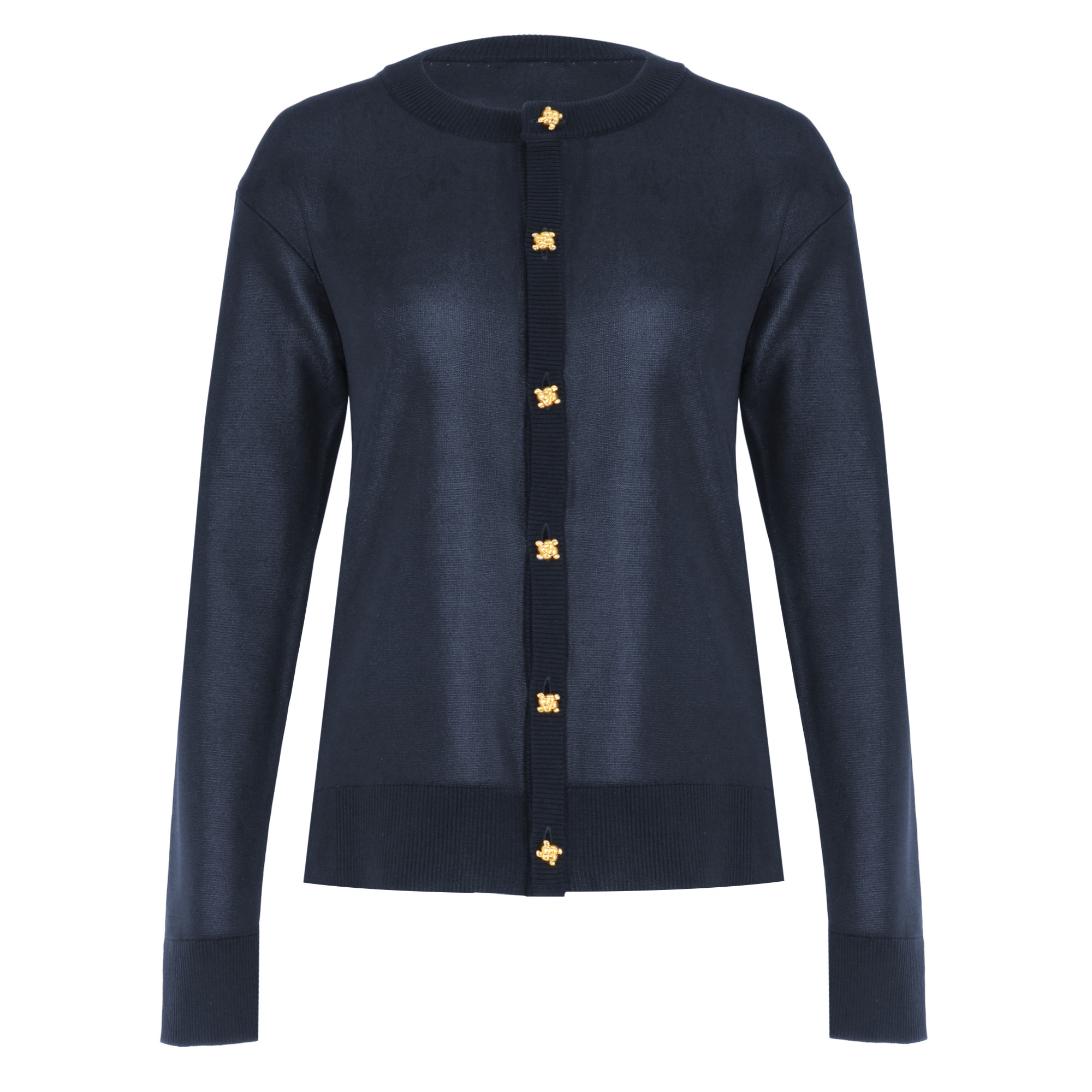 Silk Double Knit Cardigan