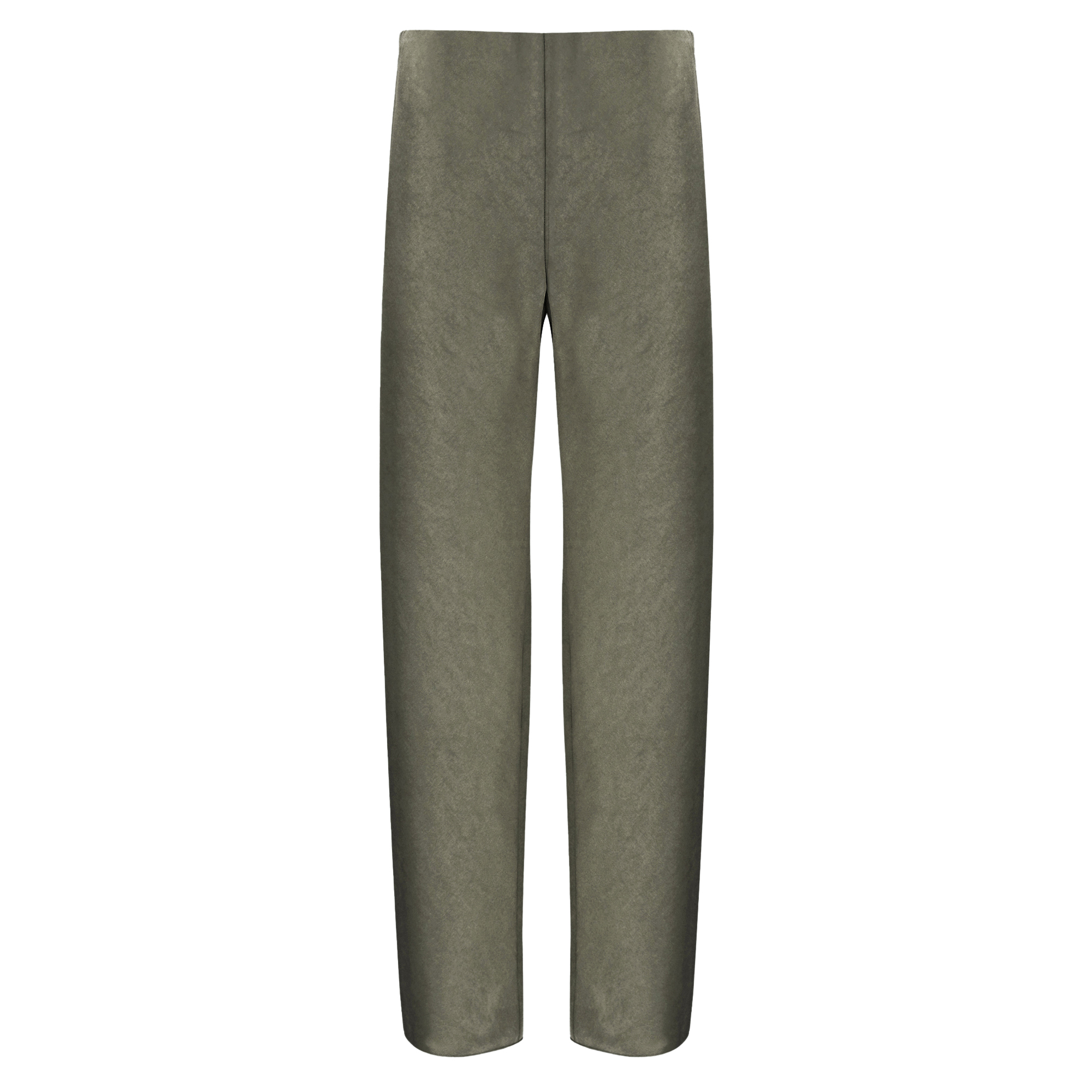 Colette High-Rise Fluid Satin Bias Pant