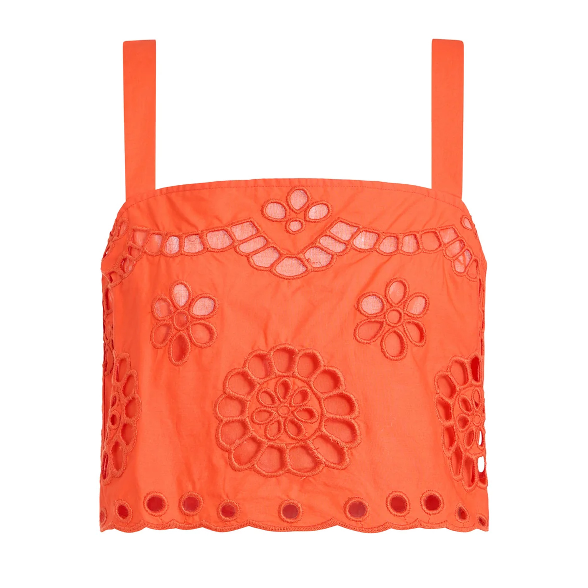 Payton Sleeveless Eyelet Top