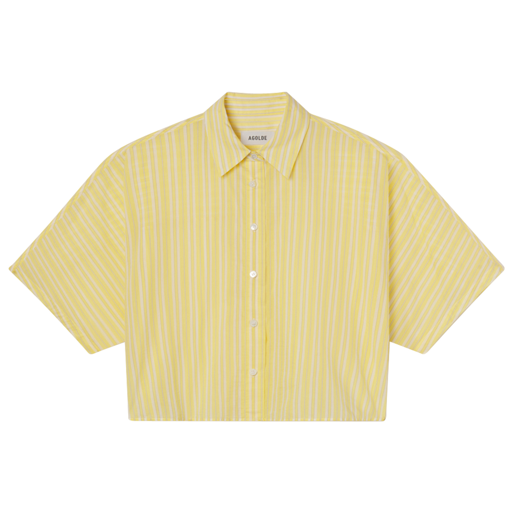 Merrin Short Sleeve Striped Button-Up Shirt