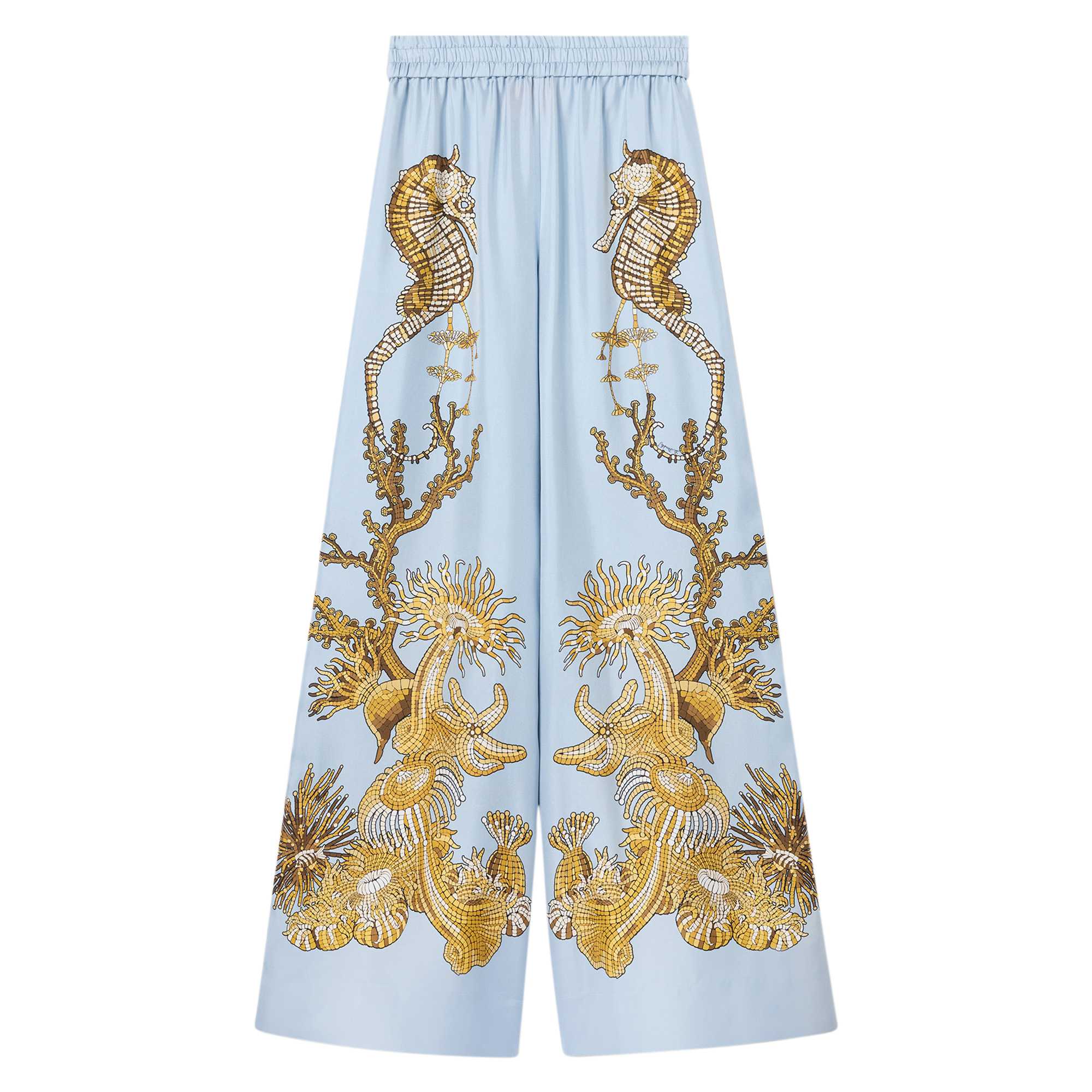 Silk Palazzo Pants