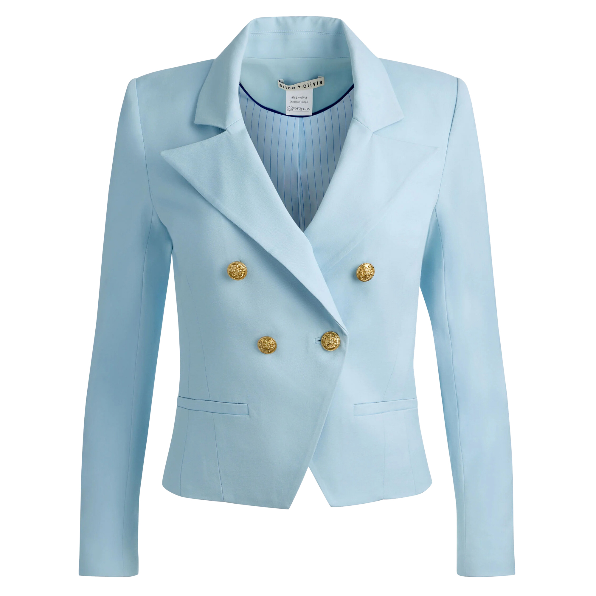 Sable Double Breasted Cropped Blazer