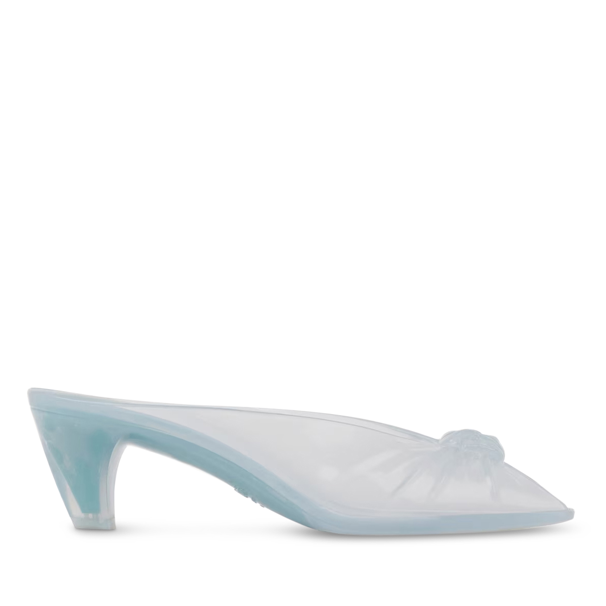 Kitten Heel Jelly Mule