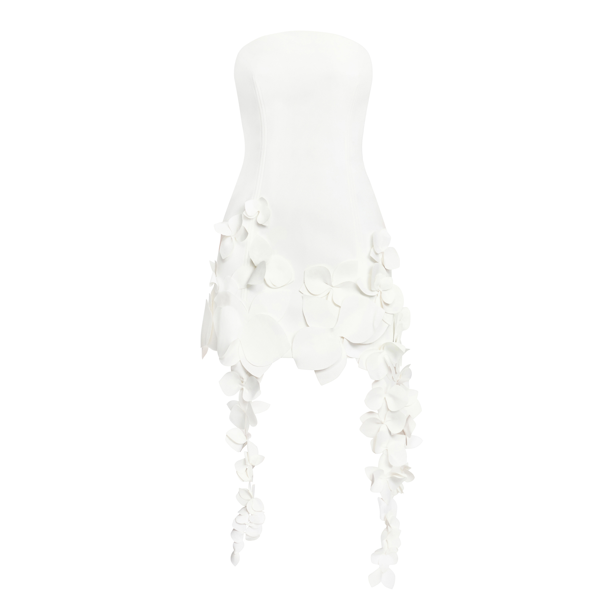 Sandia Strapless Sculptural Mini Dress