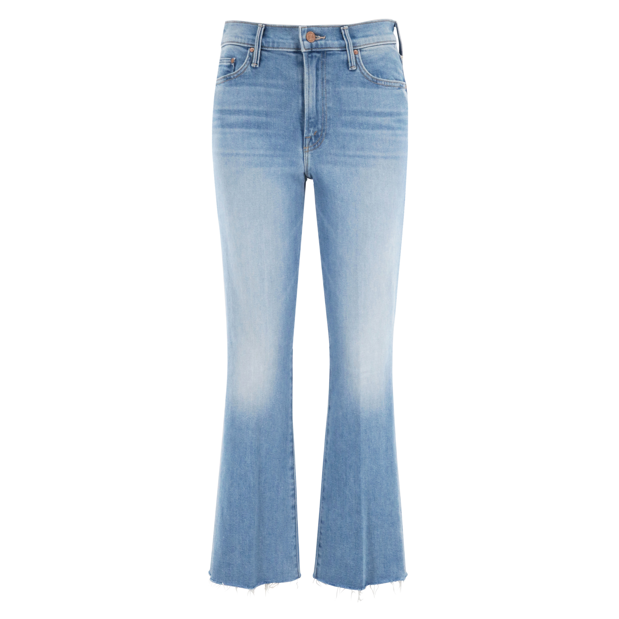 The Outsider Flood Fray Mid-Rise Bootcut Jean