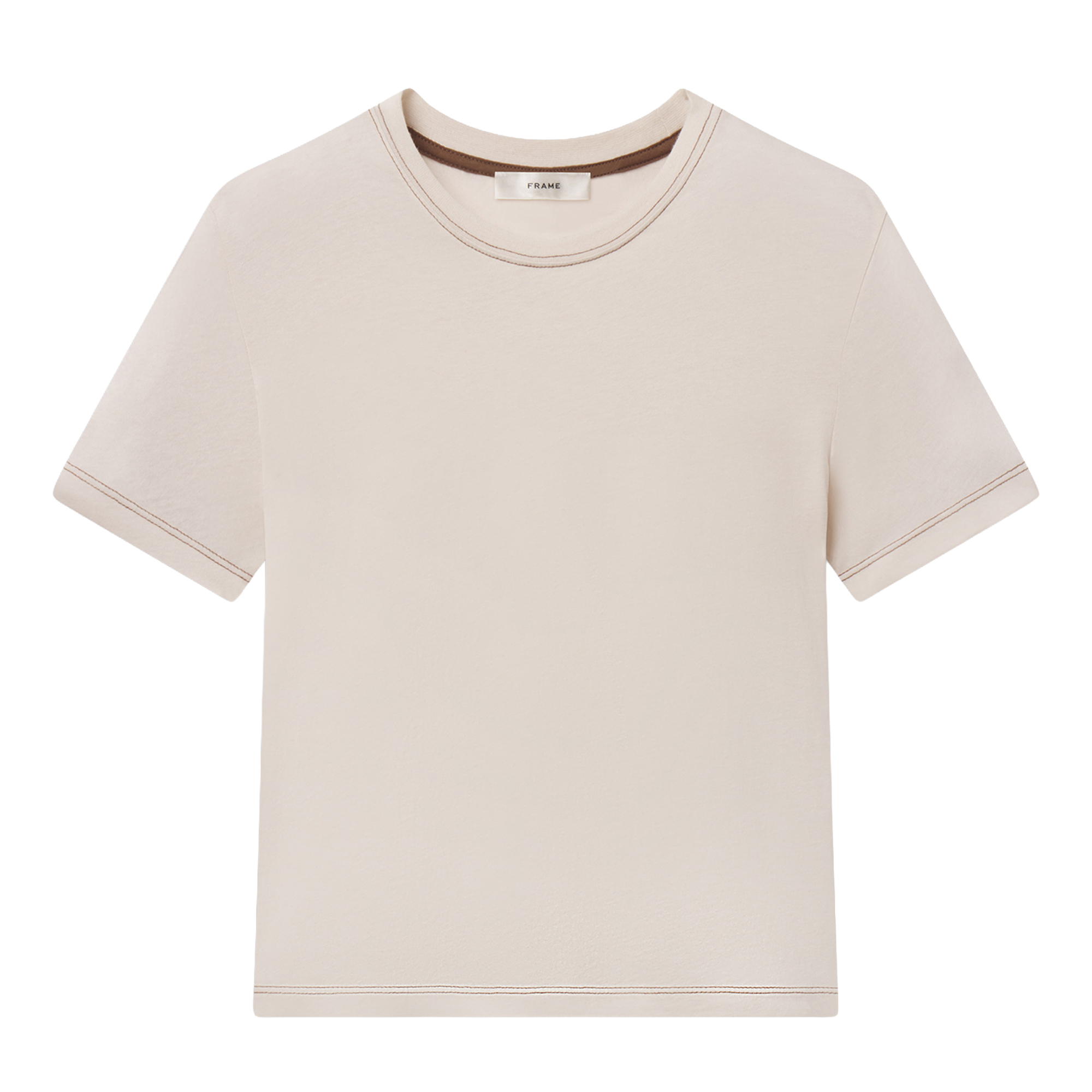 The Contrast Stitch Baby Tee