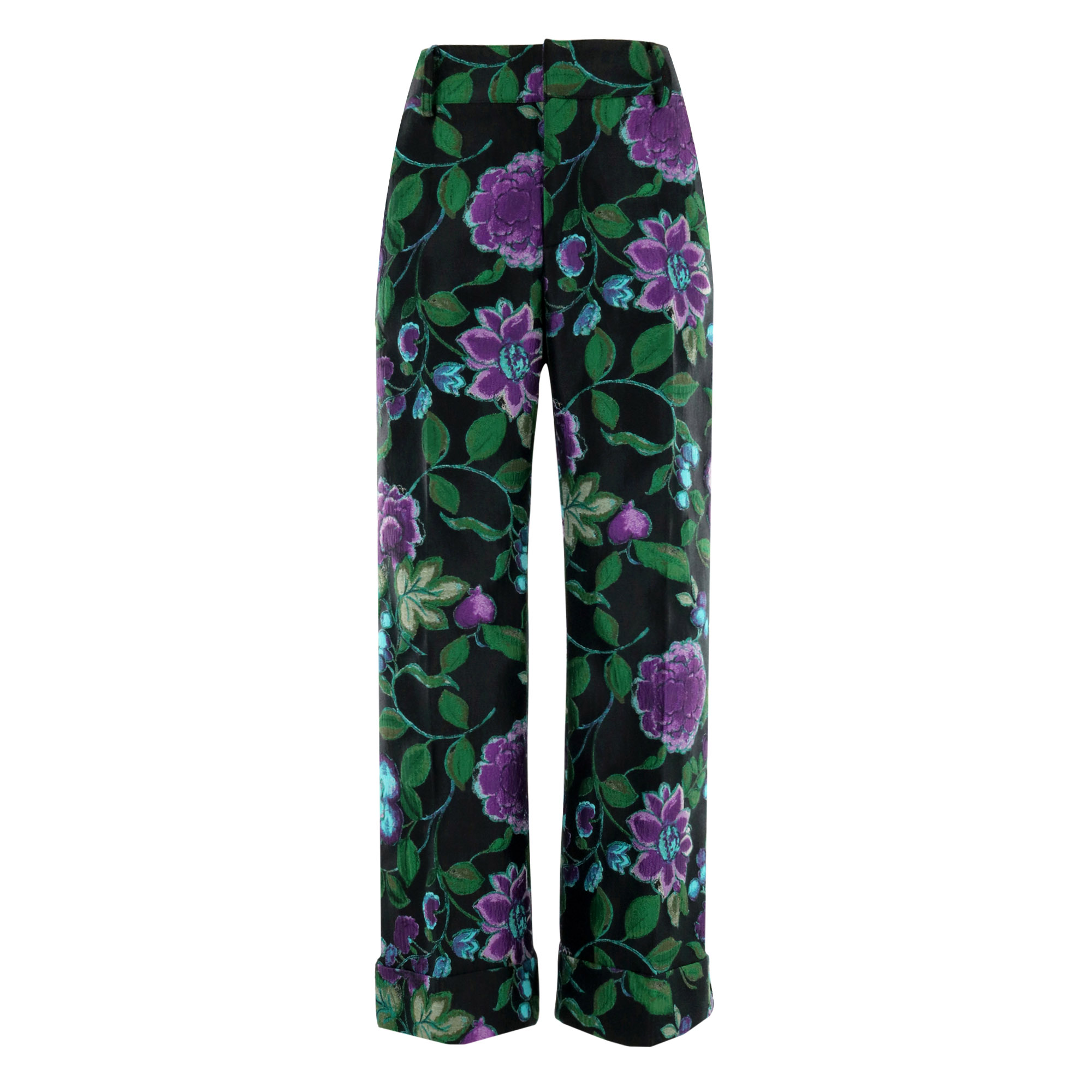Hendrix Floral Jacquard Pants