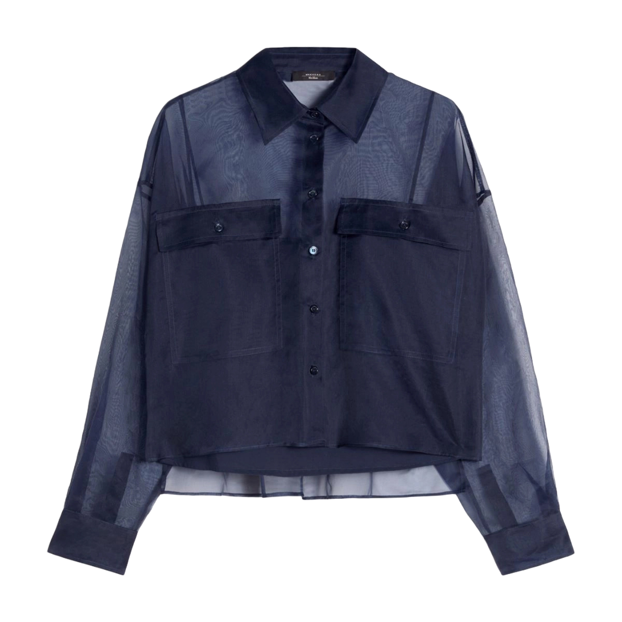 Columbia Long Sleeve Silk Organza Blouse