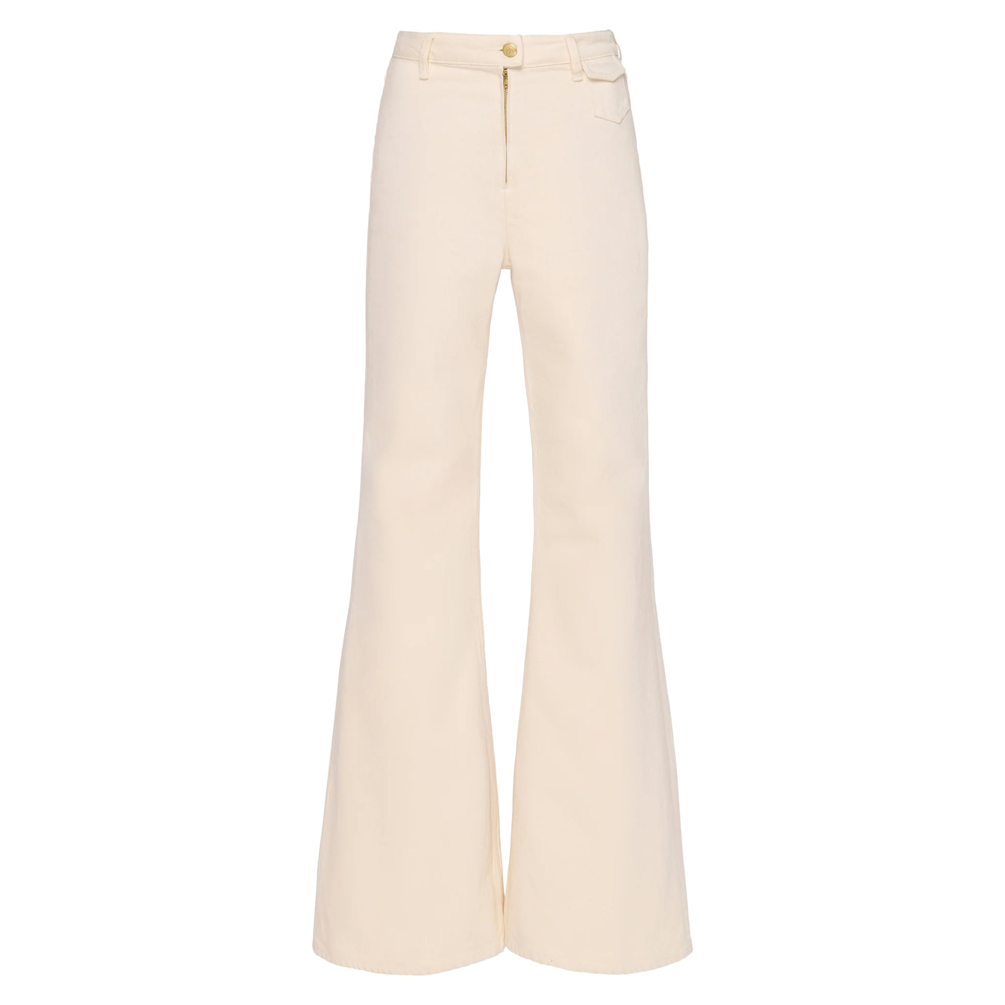 Odelia High-Rise Wide-Leg Flare Jean