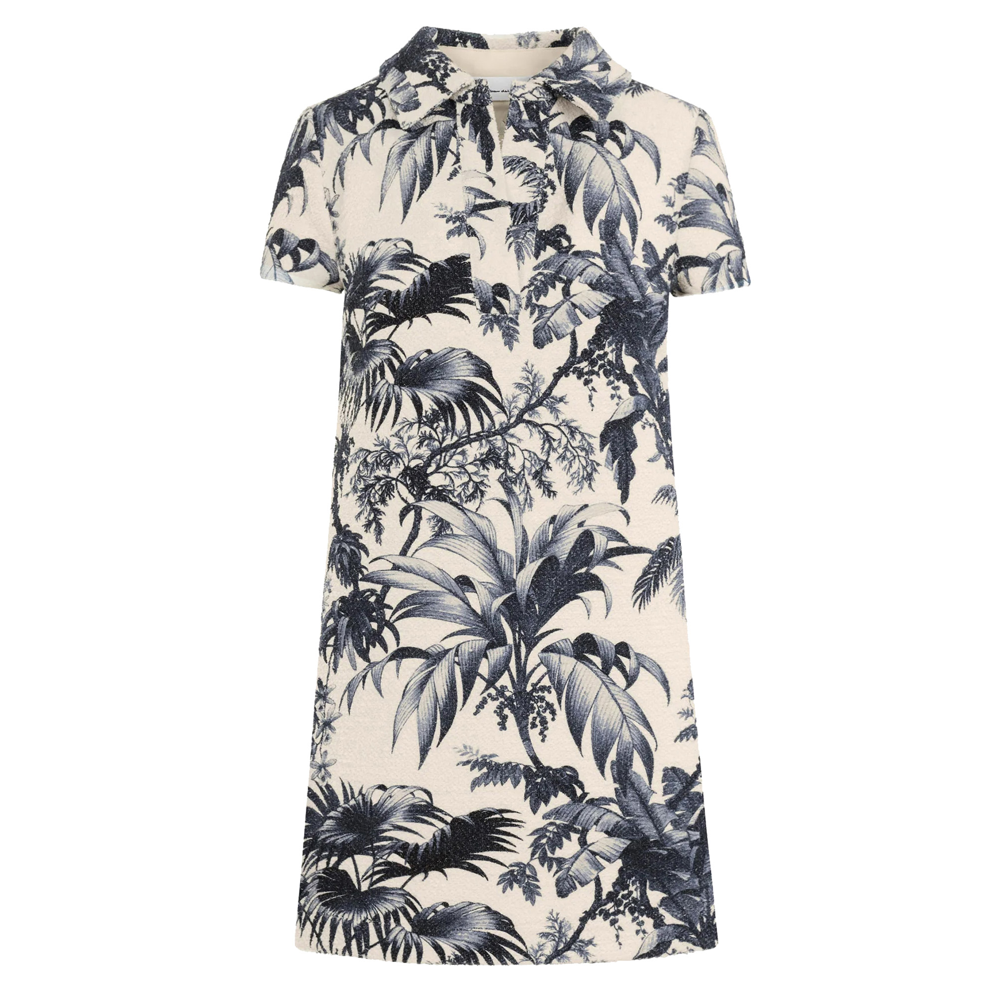 Palm Leaves Shift Dress