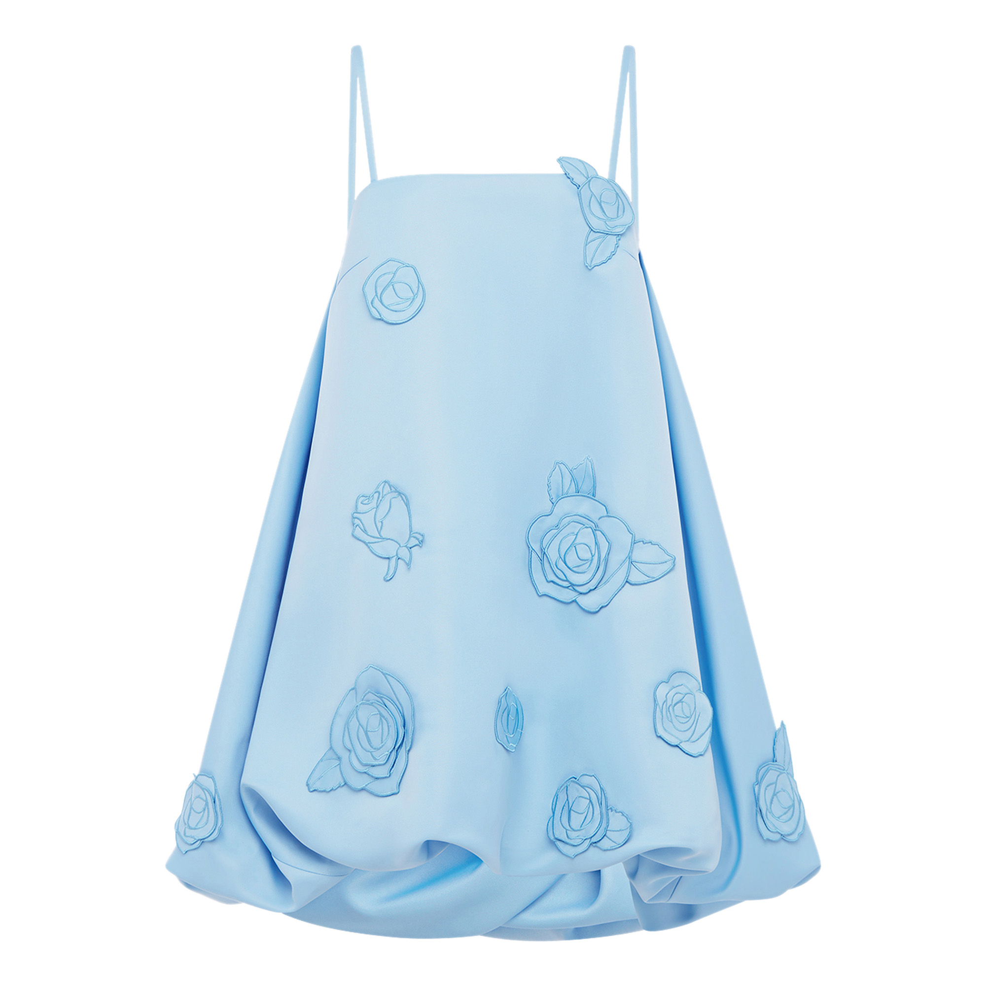 Patsy Applique Puff Mini Dress