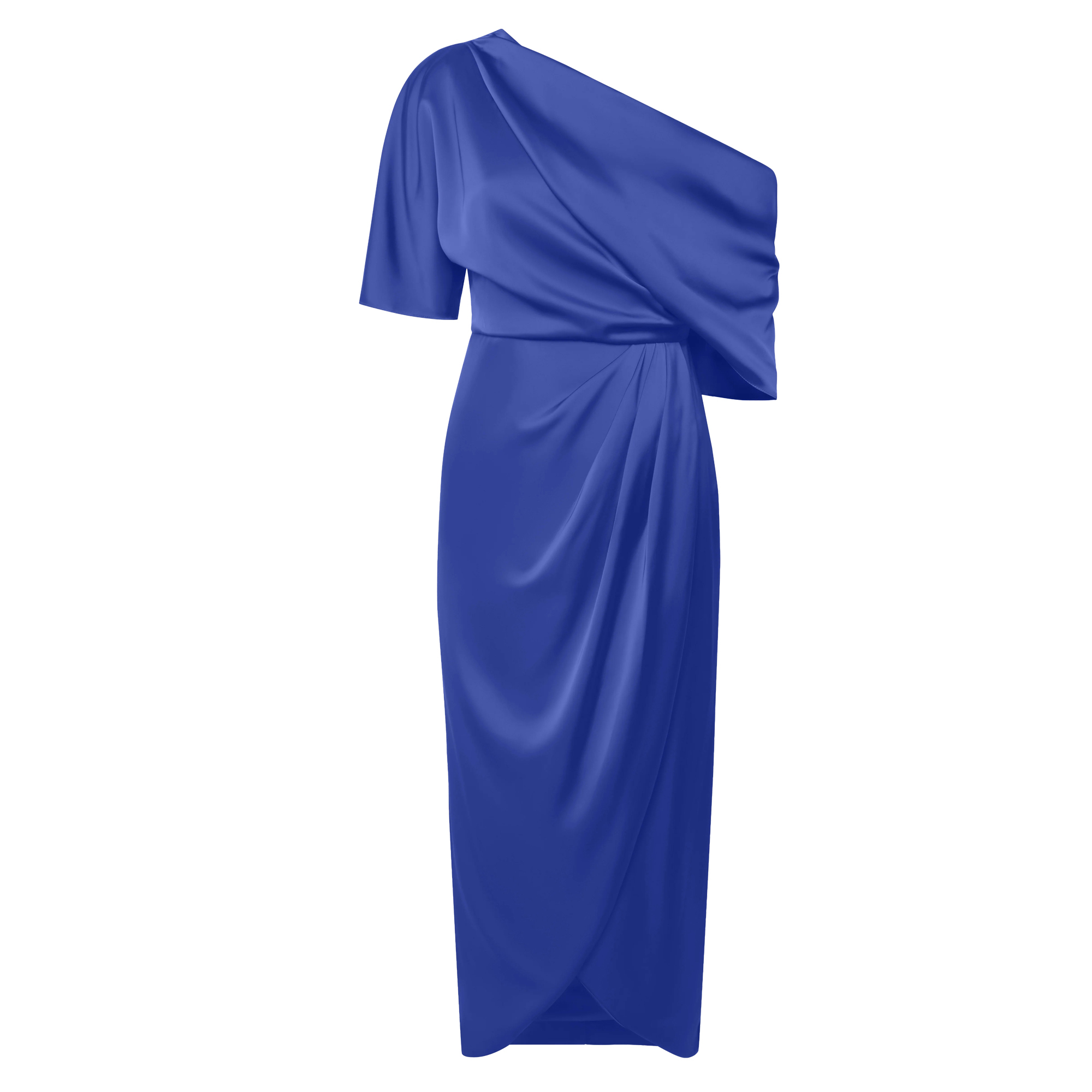 Rayna One Shoulder Draped Gown