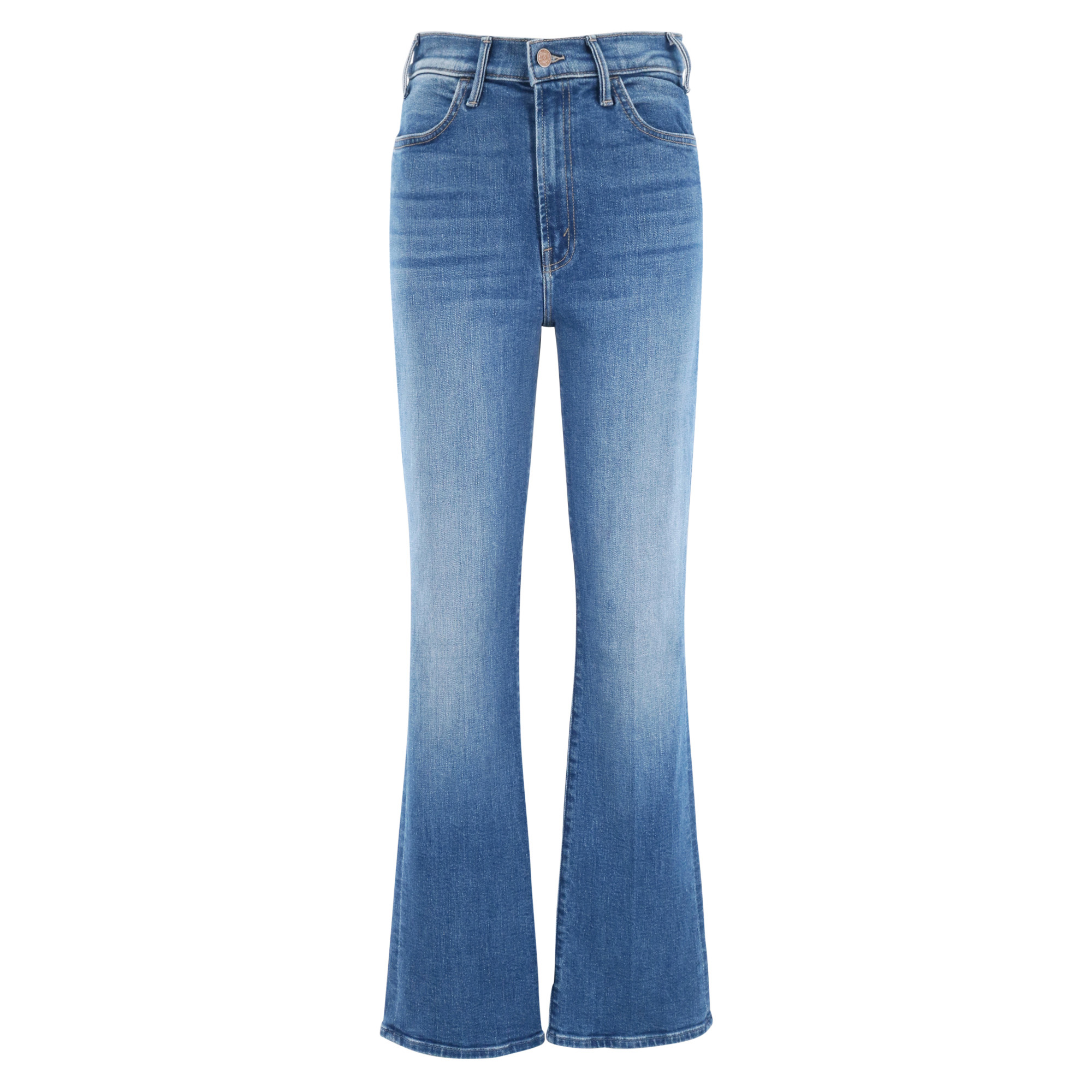 The Hustler Skimp High-Rise Flare Jean