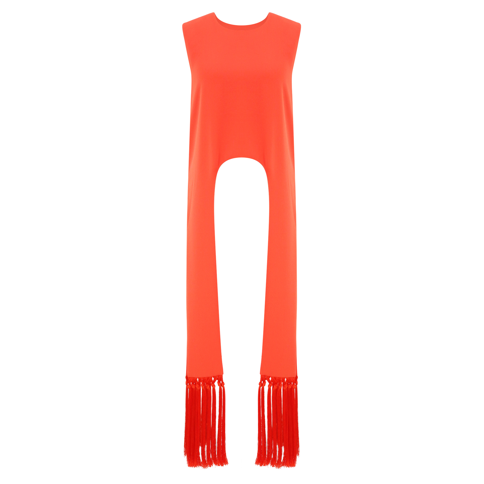 Rennes Sleeveless Elongated Overlay Top