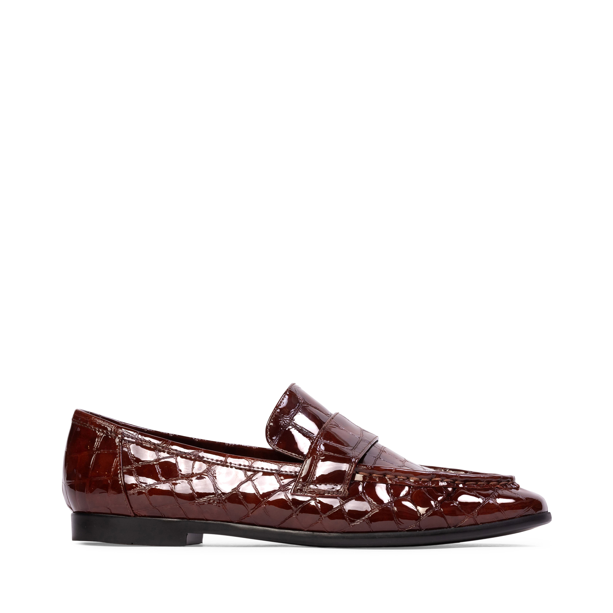 Arrow Croc-Embossed Loafer