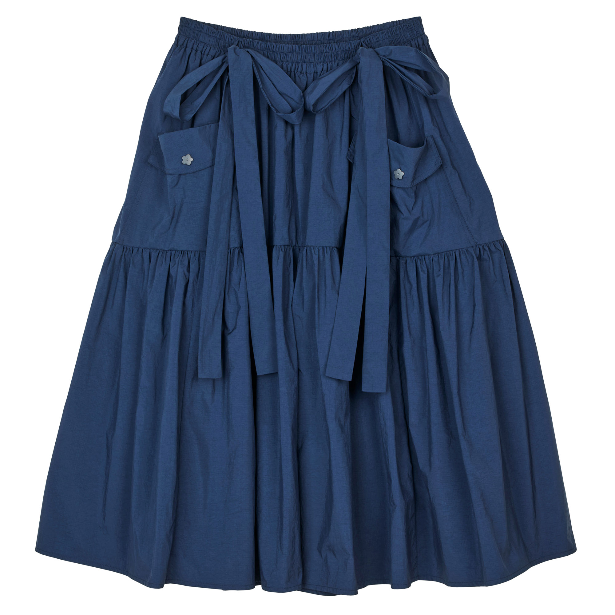 Cai Crisp Ripstop Midi Skirt