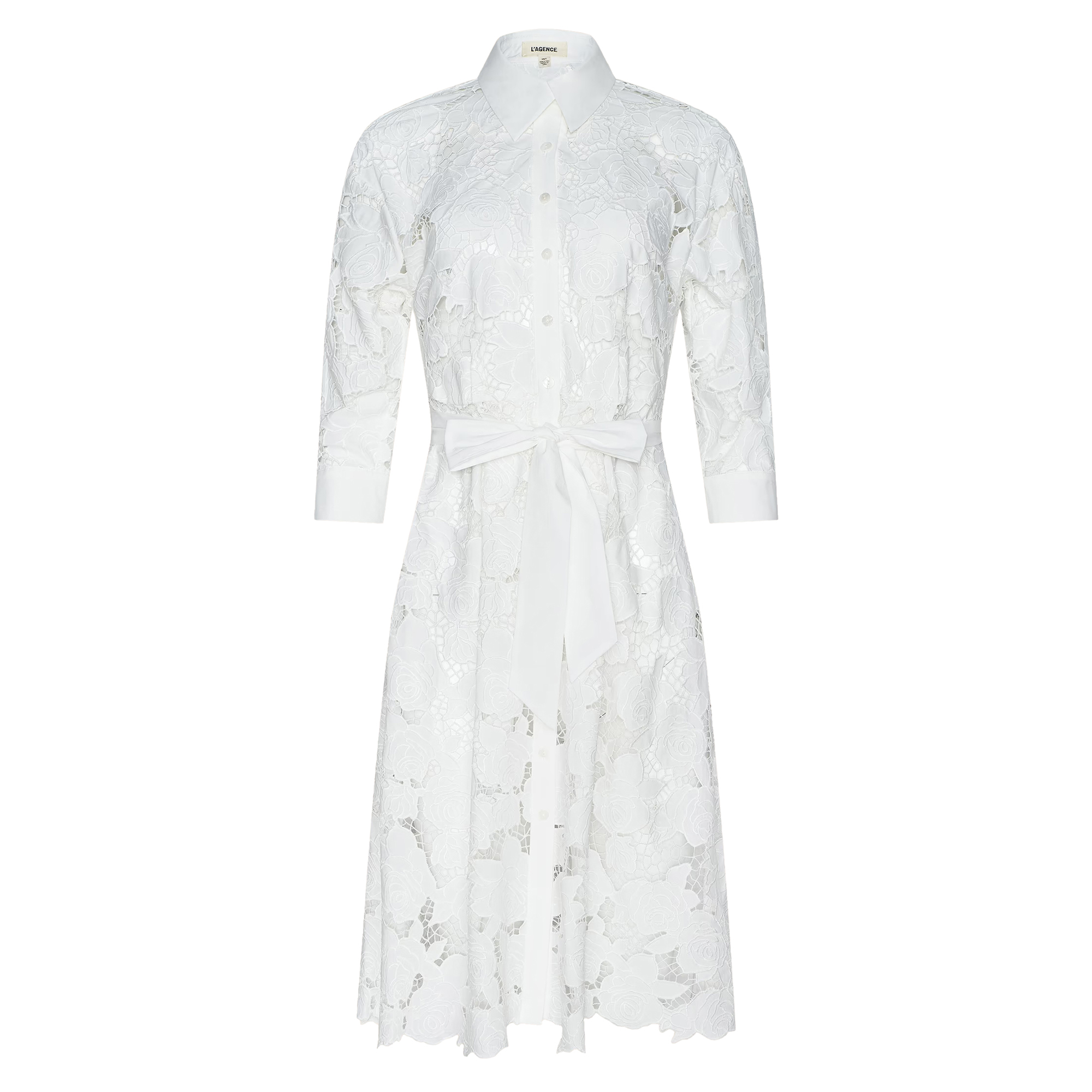 May Eyelet Shirt Dress